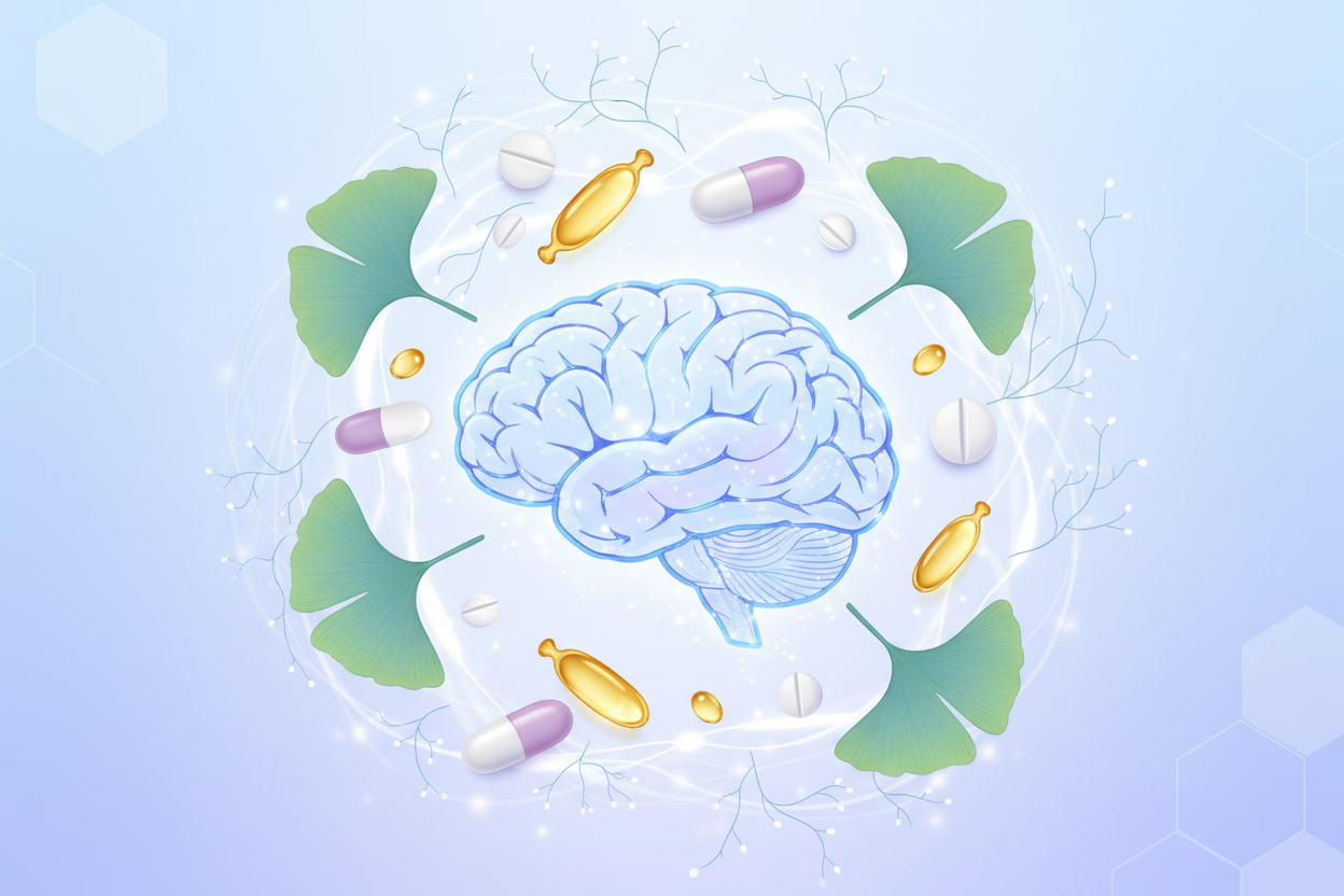 補腦與記憶力 Brain Health | 銀杏 Ginkgo & 奧米加-3 | 預防腦退化