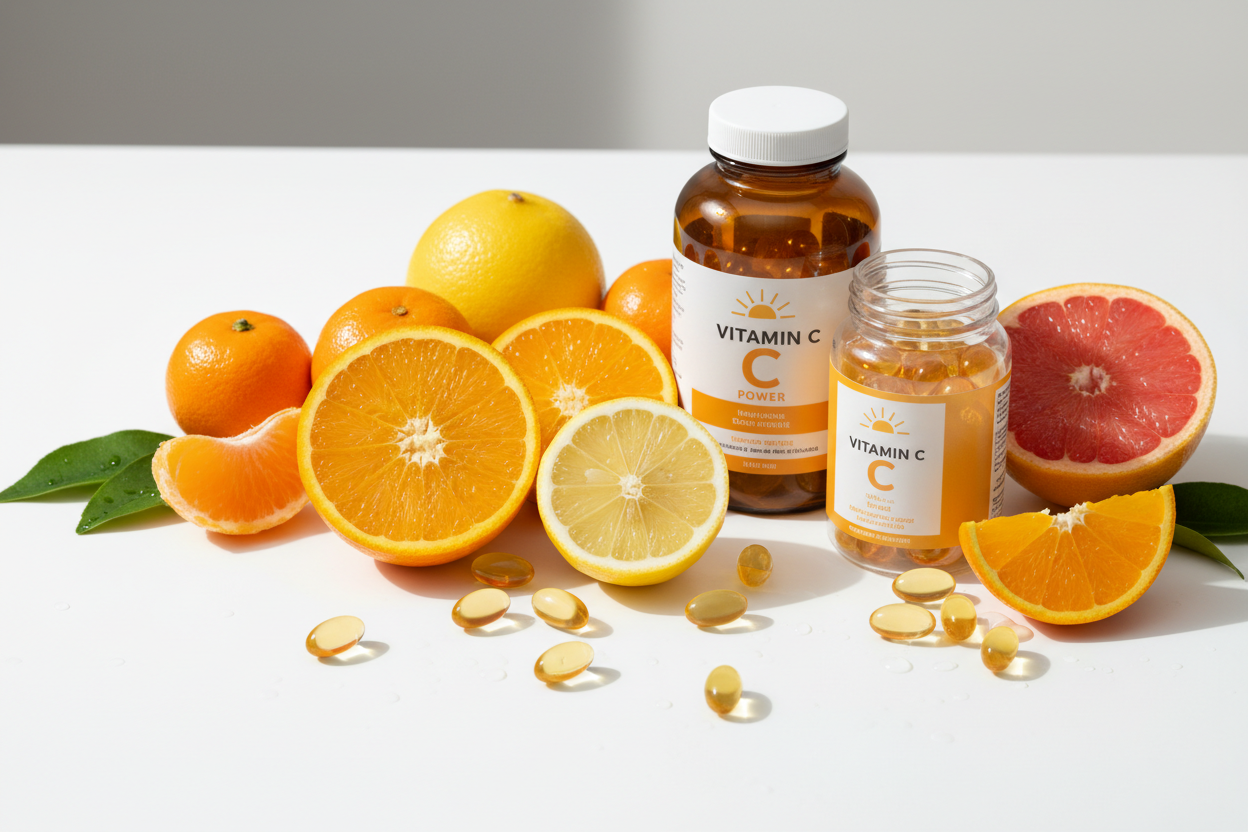 維他命 C (Vitamin C) 補充品 | 增強免疫力 & 美白抗氧化
