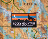 Rocky Mountain Dog RMD Rectangle Wolf Crescent Moon 貼紙 主產品圖