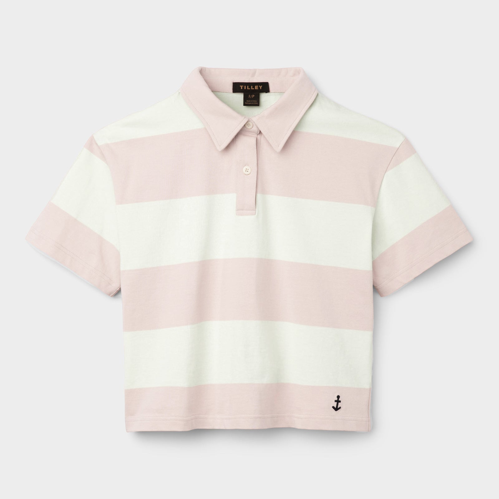 Tilley Stripe Marine Cropped Polo 恤 主產品圖
