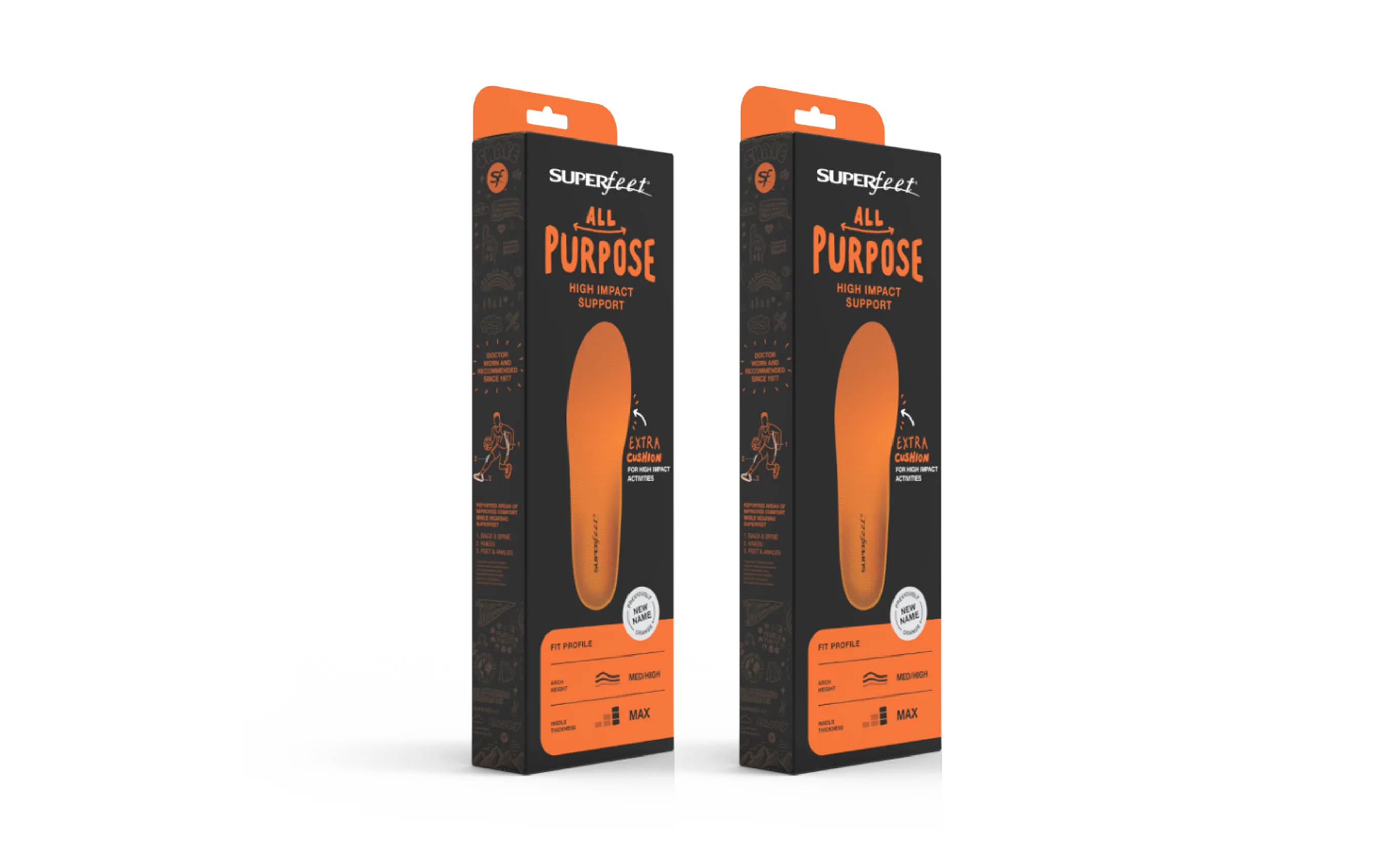 Superfeet All-Purpose High Impact Support 2-Pack 鞋墊 產品圖片 1