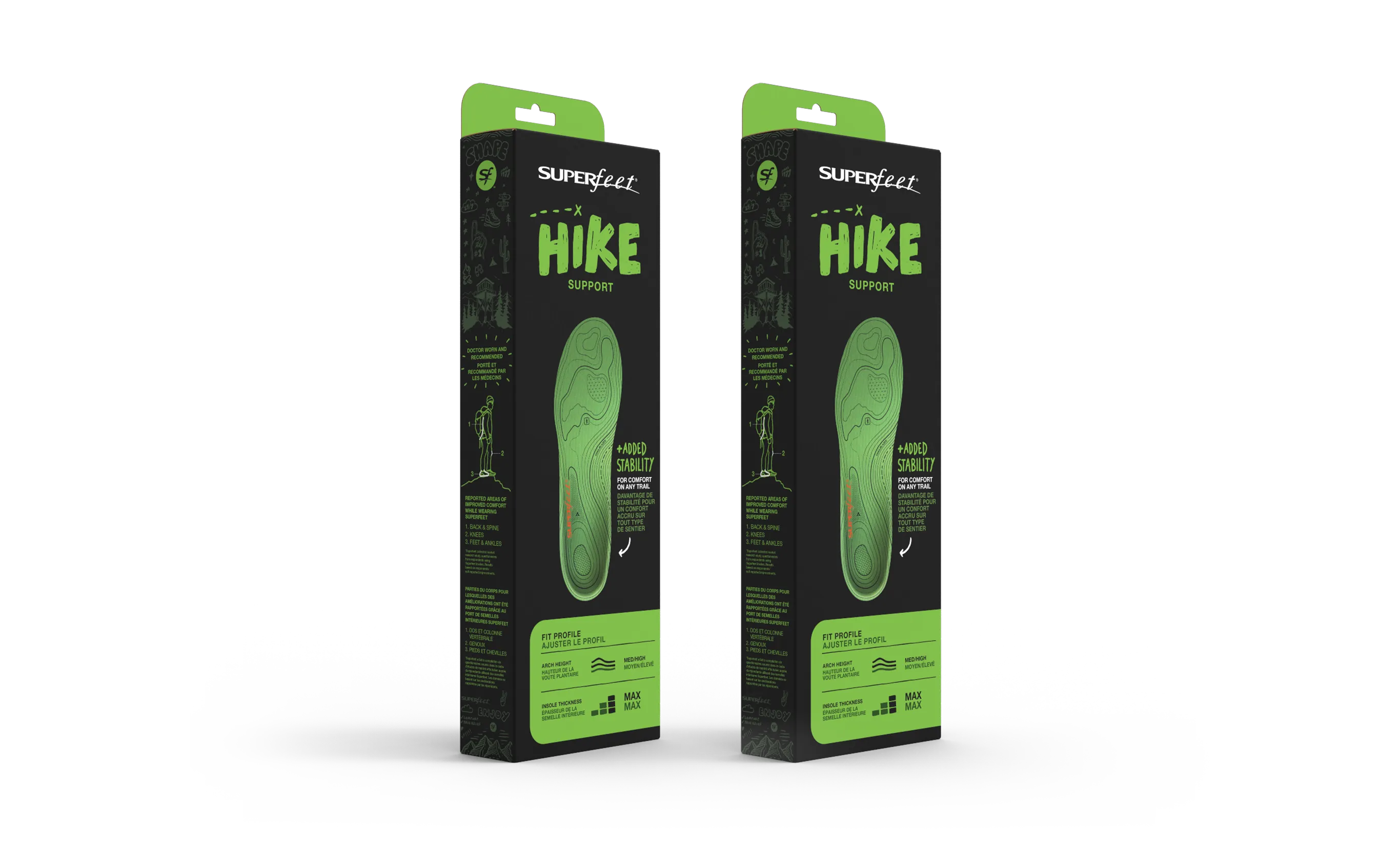 Superfeet Hike Support 2-Pack 鞋墊 產品圖片 1