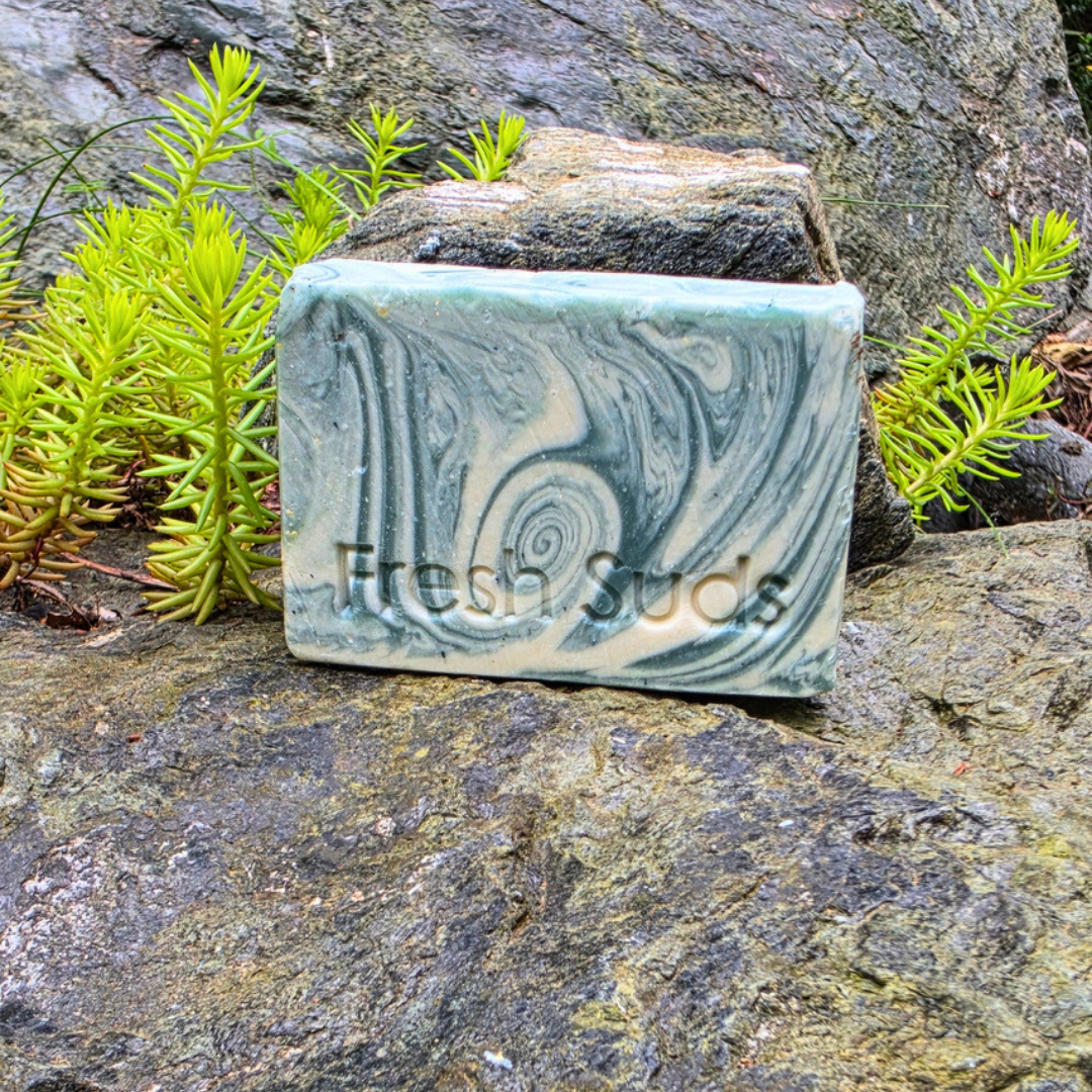 Fresh Suds Soapery Glacier 北極 Mineral Clay 手工皂|較小裝 (105g) 主產品圖