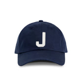 Province of Canada J 字母海軍藍棉質棒球帽|產品主圖