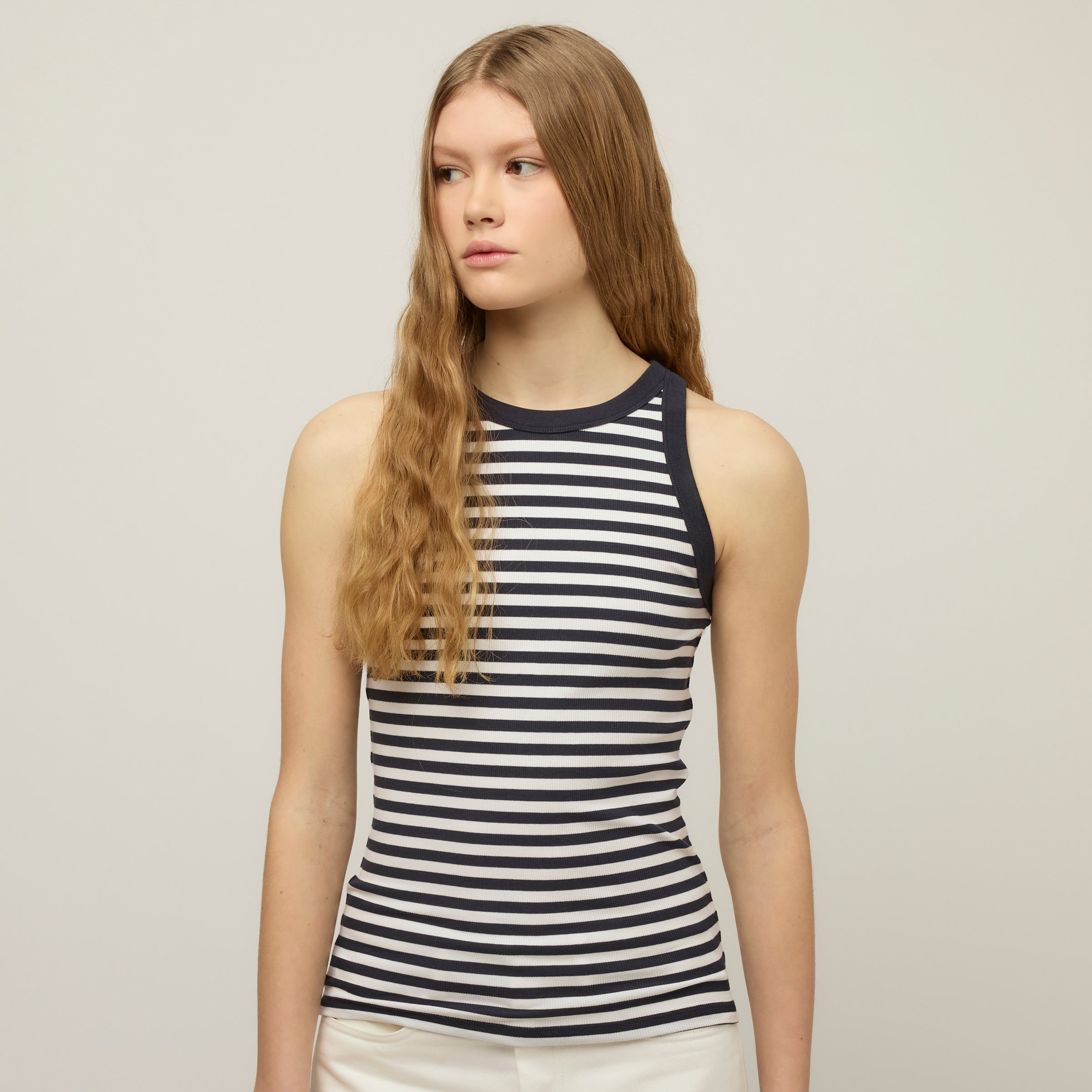 Tilley High Neck Rib Tank 上衣 主產品圖