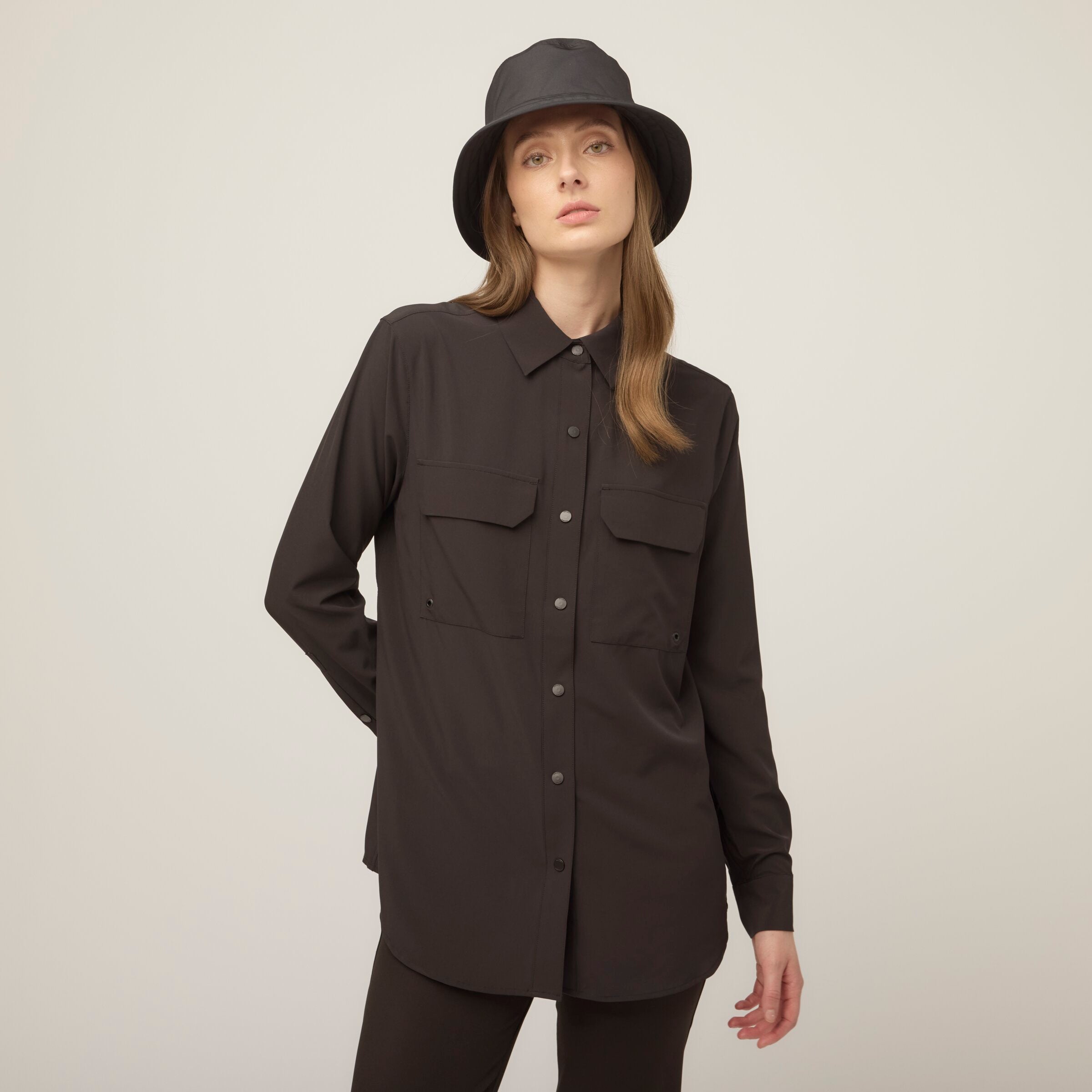 Tilley Tech Slk 長袖 Pocket Button Down 主產品圖