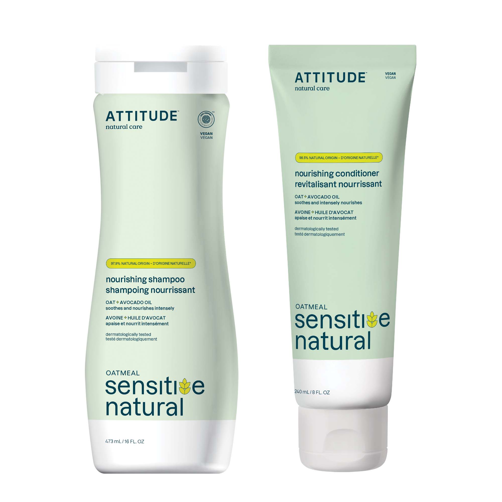 ATTITUDE Nourishing Hair 雙件裝|敏感肌 主產品圖