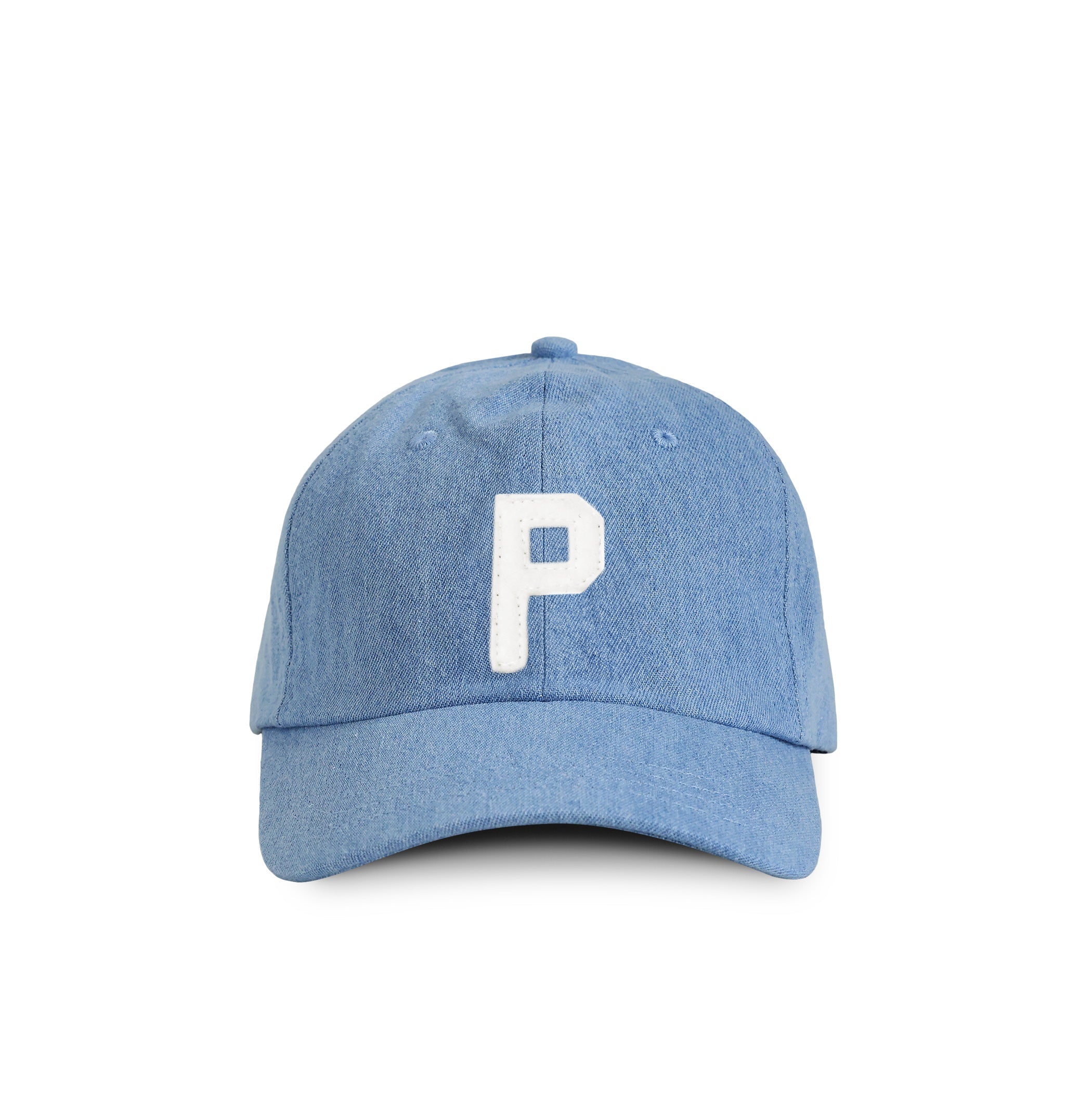 Province of Canada P 字母兒童牛仔布棒球帽|產品主圖