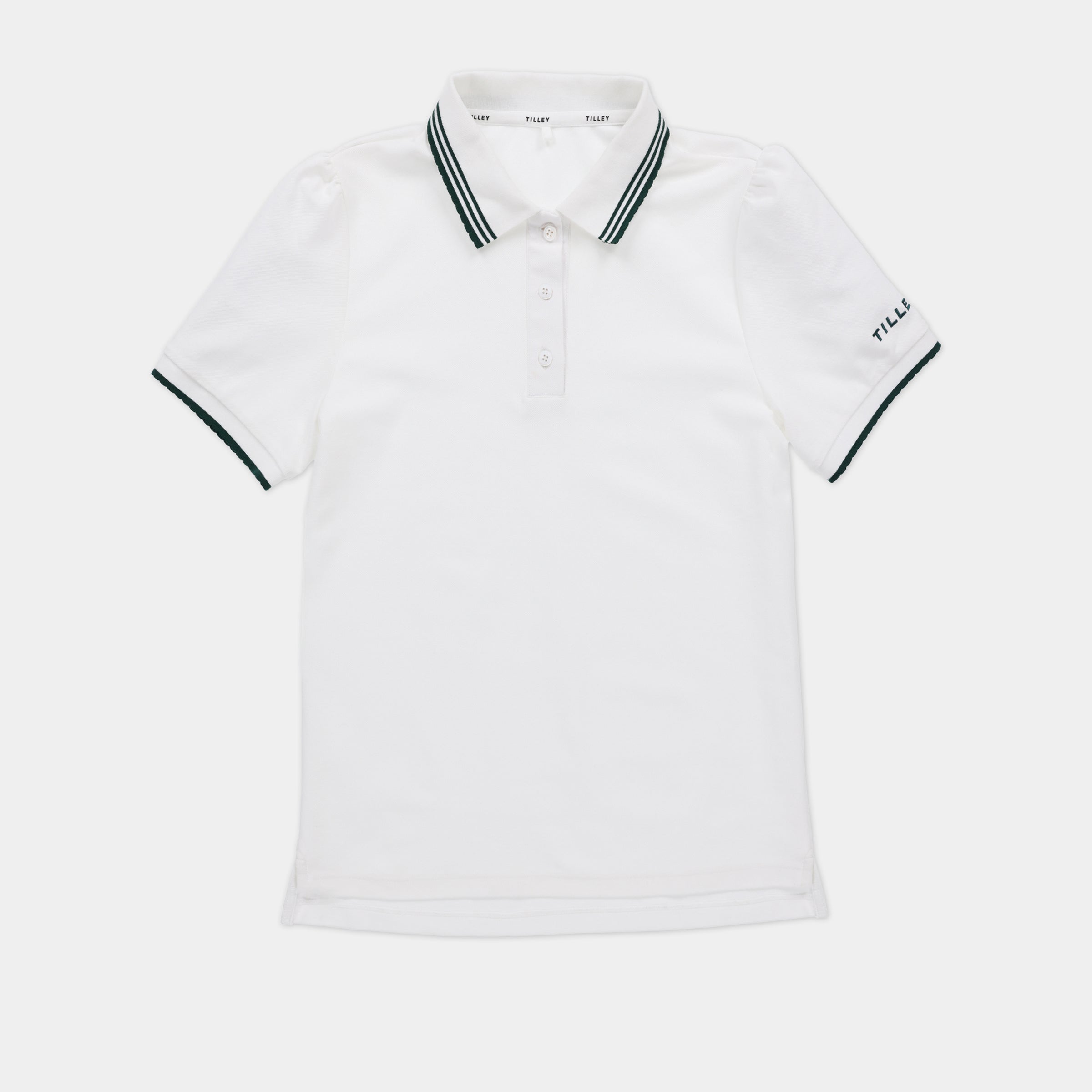 Tilley Preppy Pique Puff Sleeve Polo 恤 主產品圖