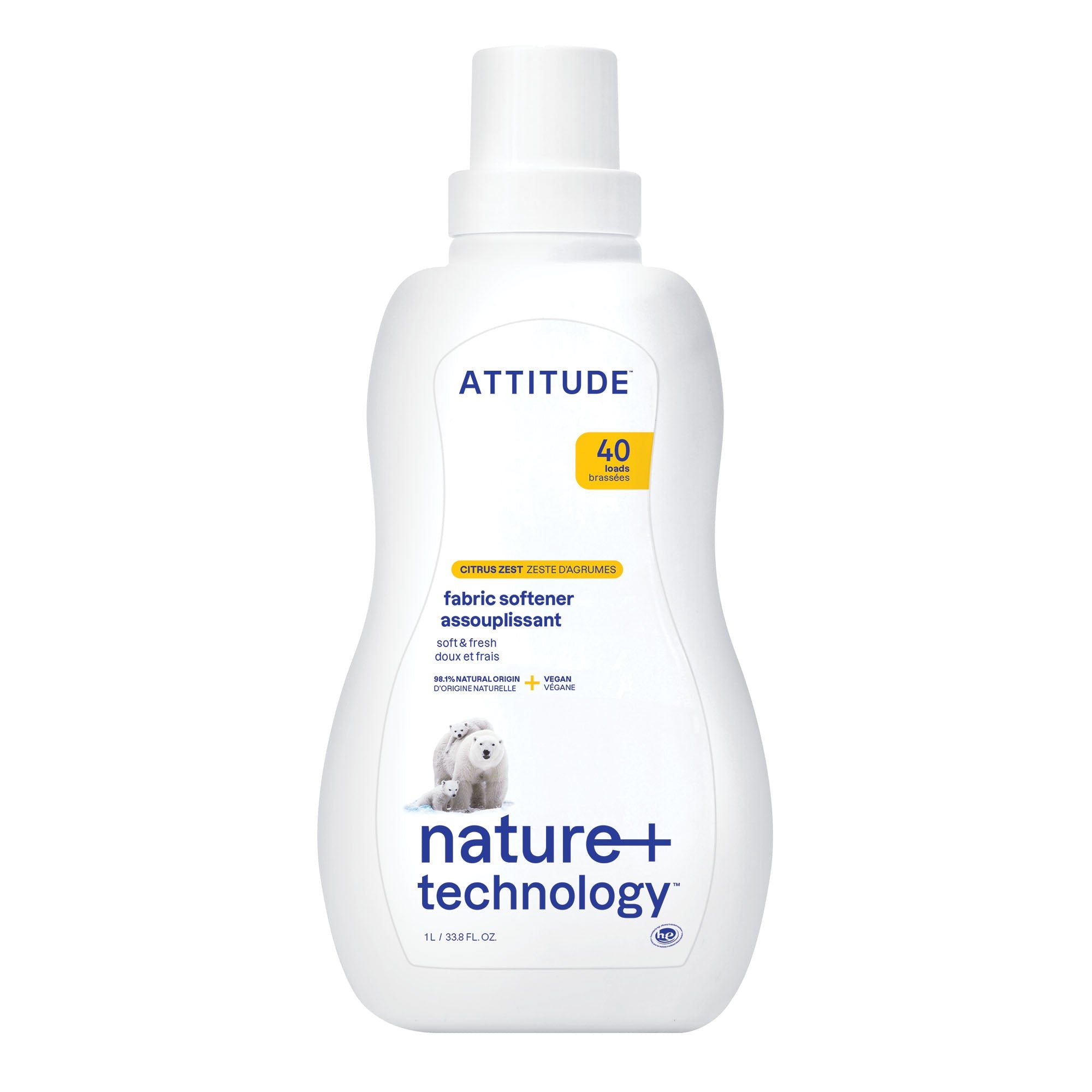 ATTITUDE 衣物柔順劑 主產品圖