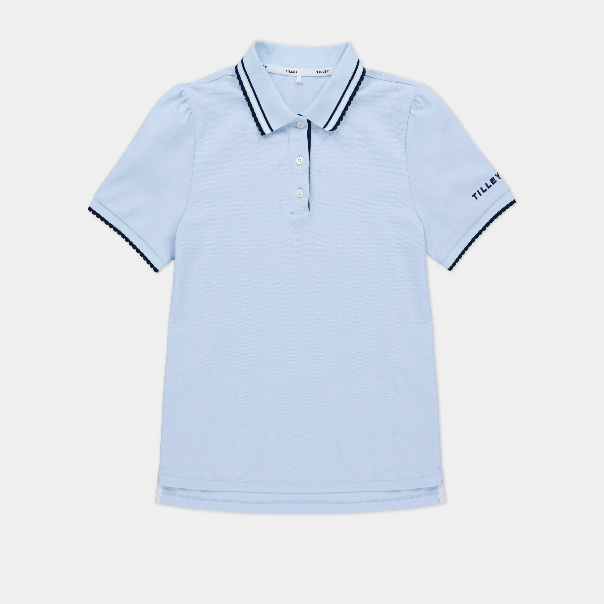 Tilley Preppy Pique Puff Sleeve Polo 恤 主產品圖