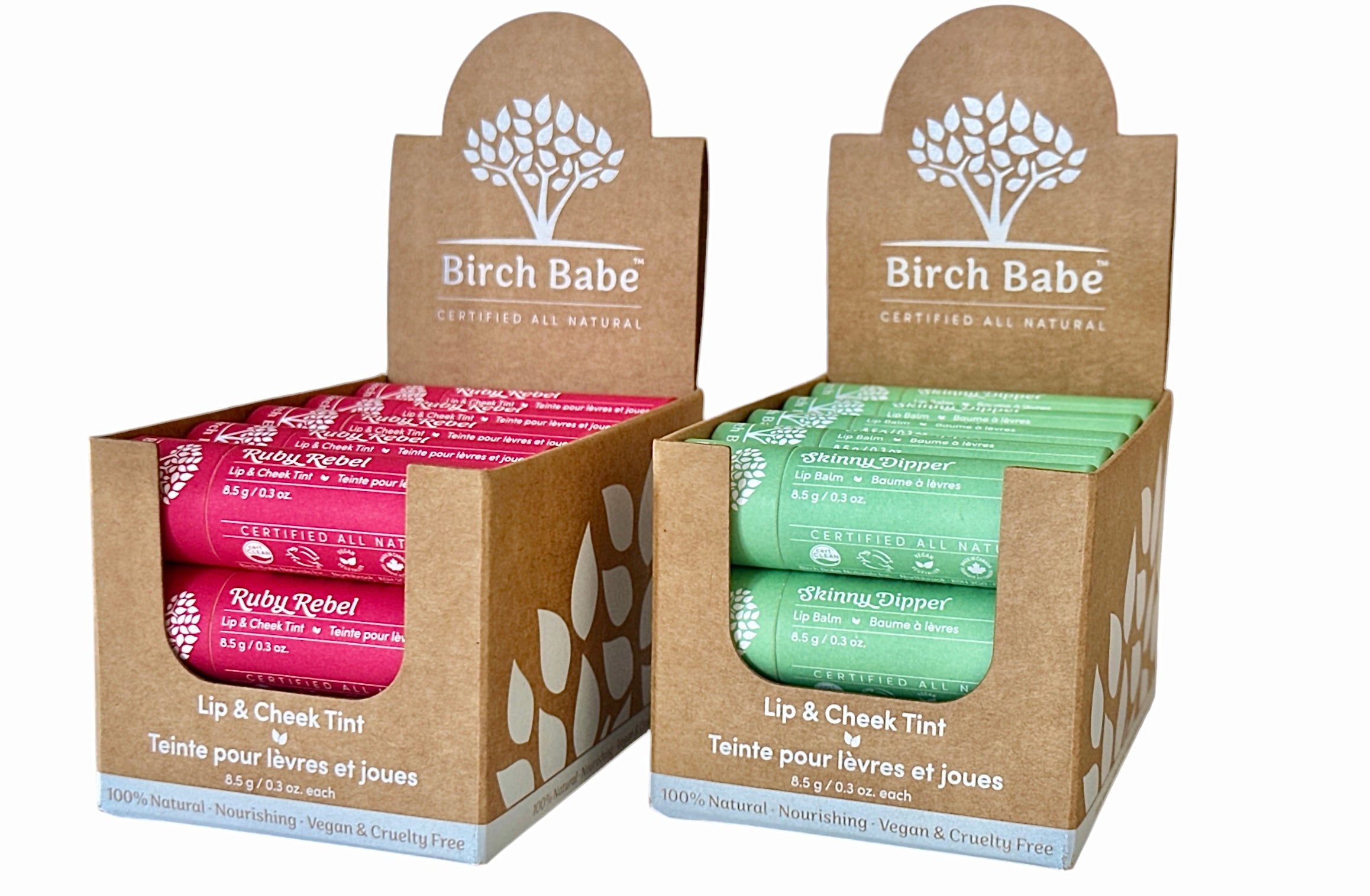 Birch Babe Lip & Cheek Tints and Balm|盒裝|大容量裝 主產品圖