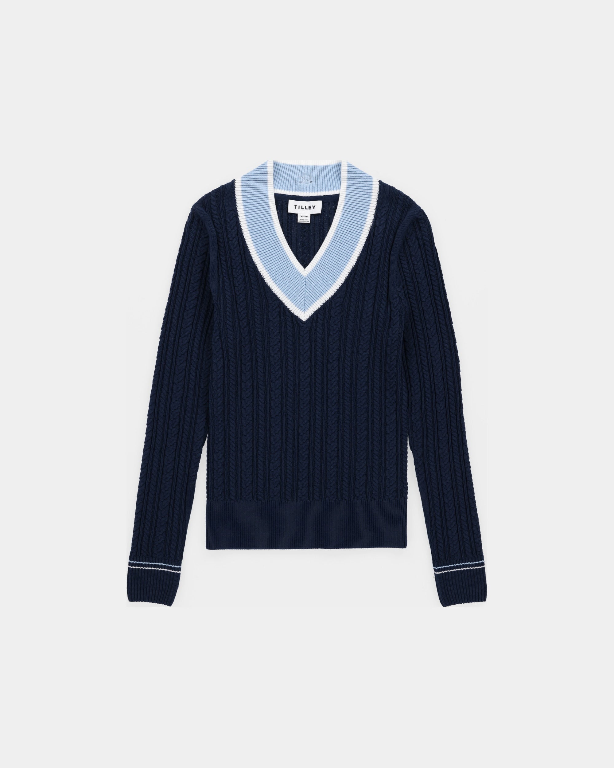 Tilley V Neck Cable 毛衣 主產品圖