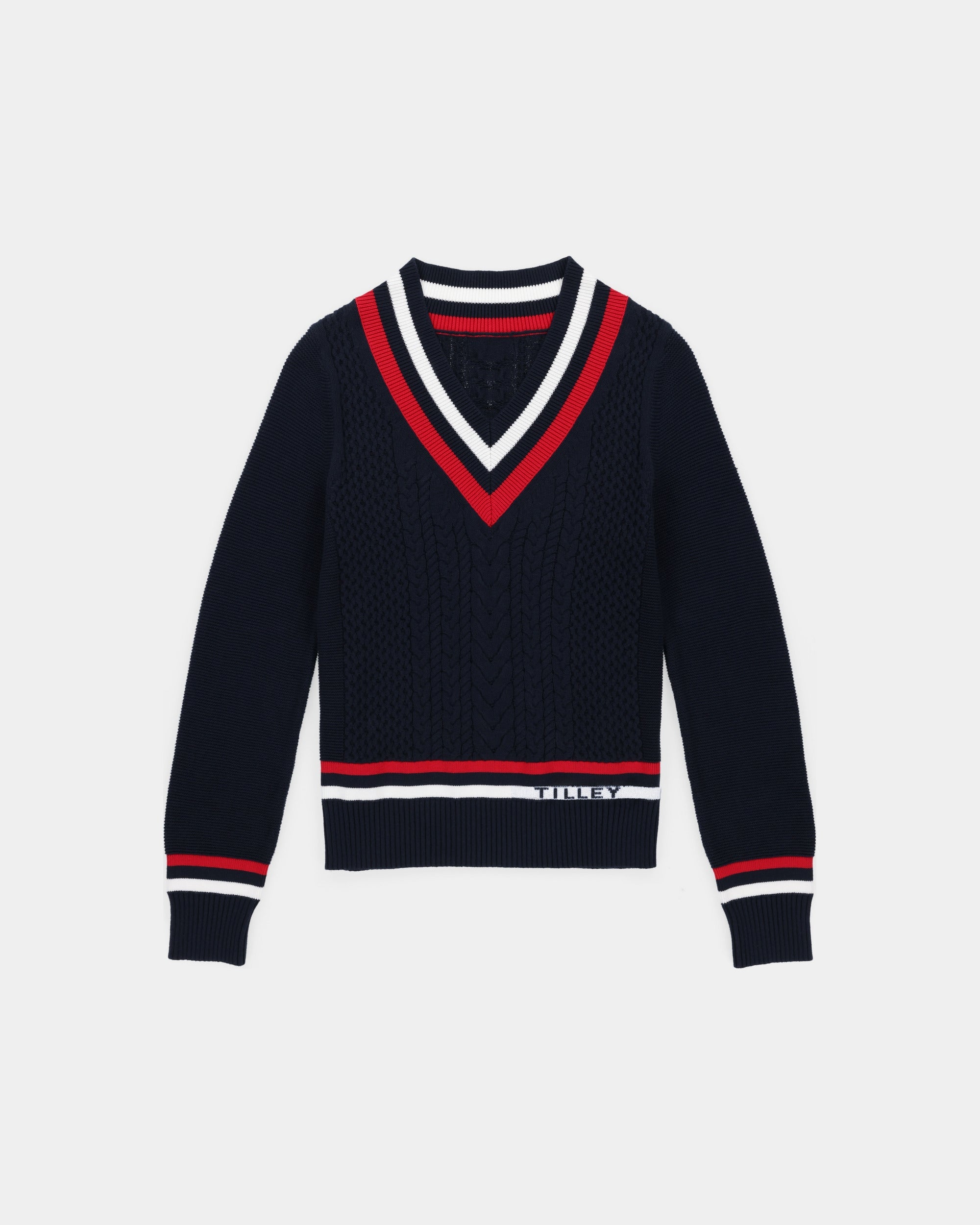 Tilley Preppy Deep V 毛衣 主產品圖
