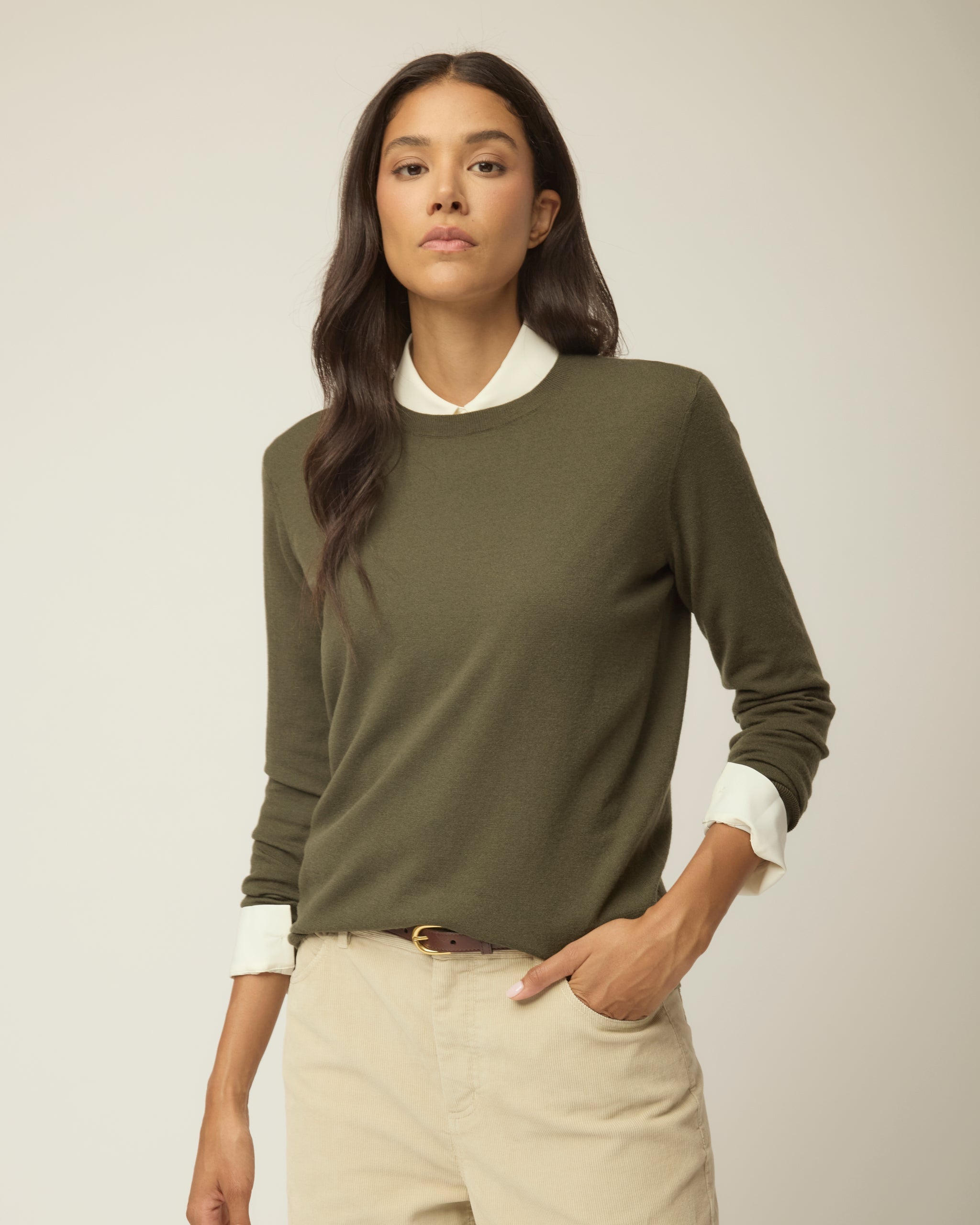 Tilley Stretch 美麗諾羊毛 Crew 主產品圖