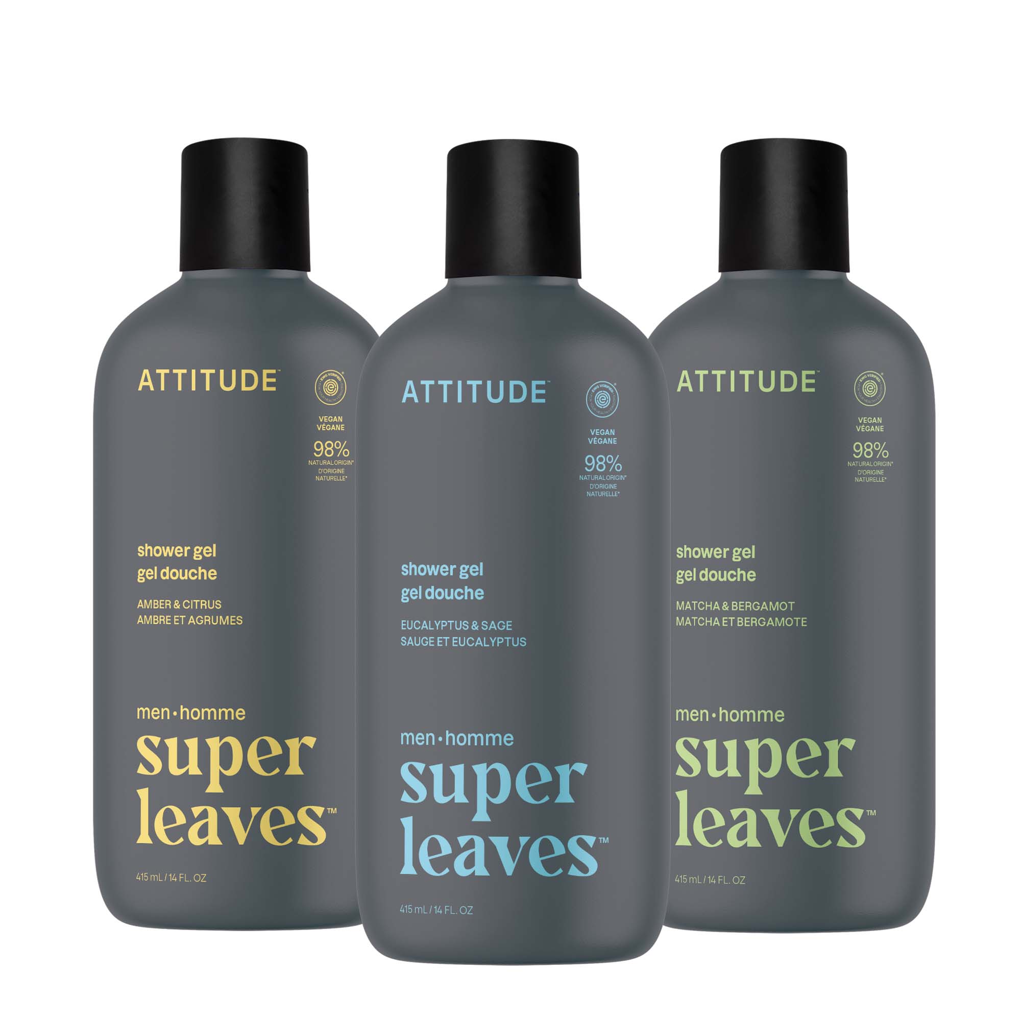 ATTITUDE Men 沐浴露 Trio 主產品圖