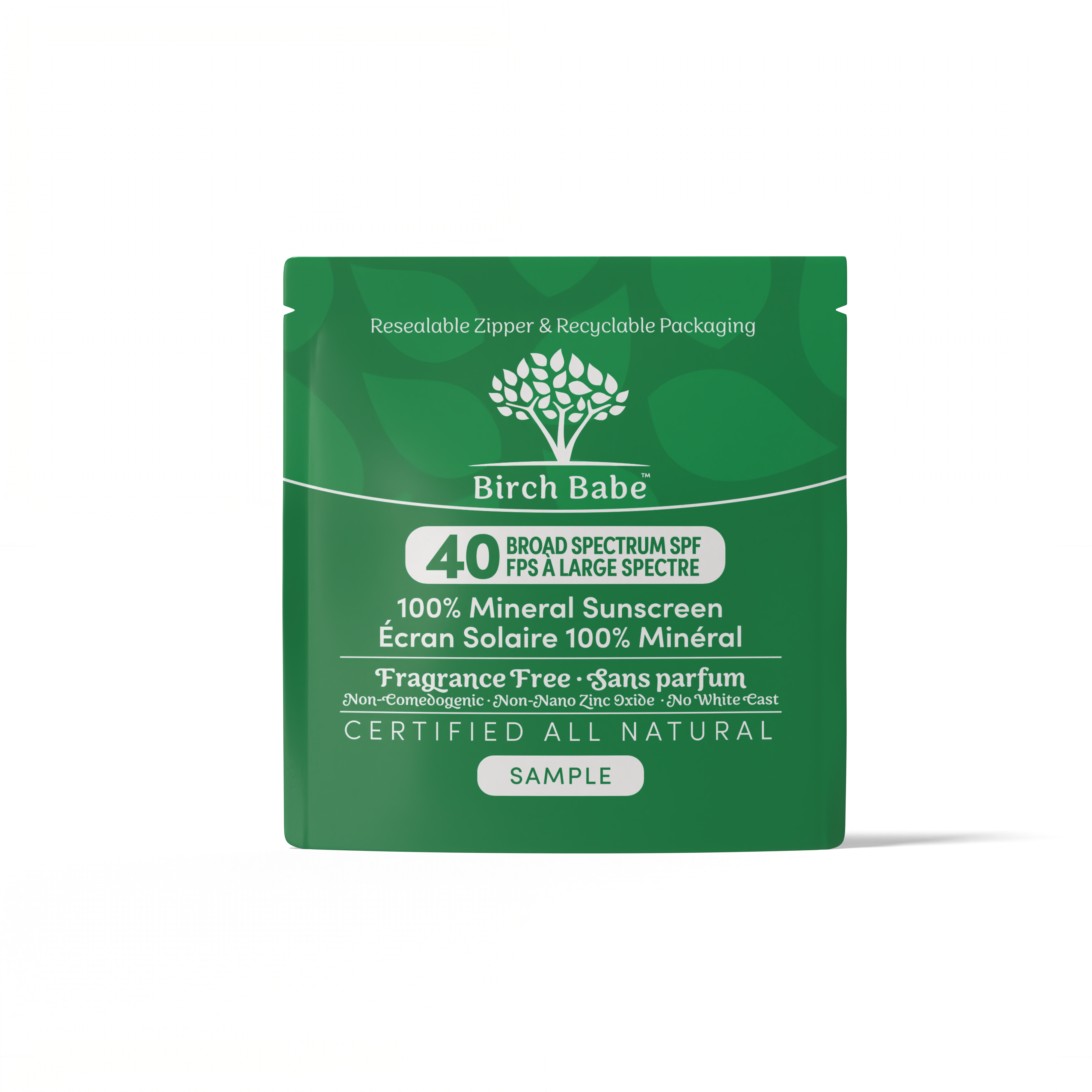 Birch Babe 100% 礦物 防曬霜s SPF 40|試用裝 主產品圖