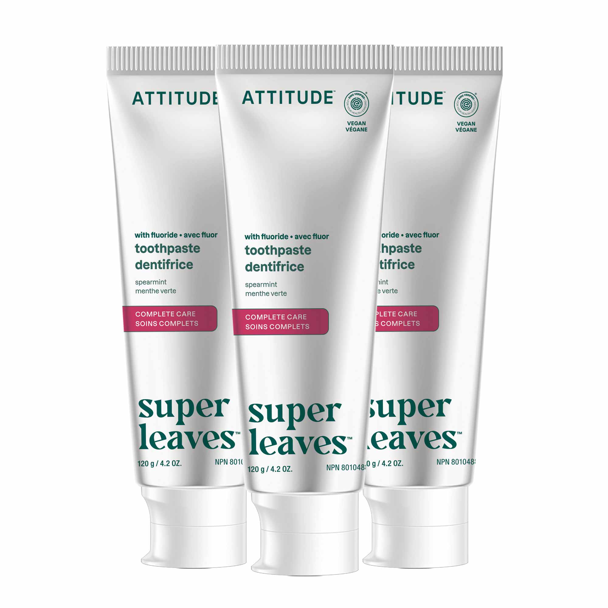 ATTITUDE Fluoride 牙膏 3|Pack 主產品圖