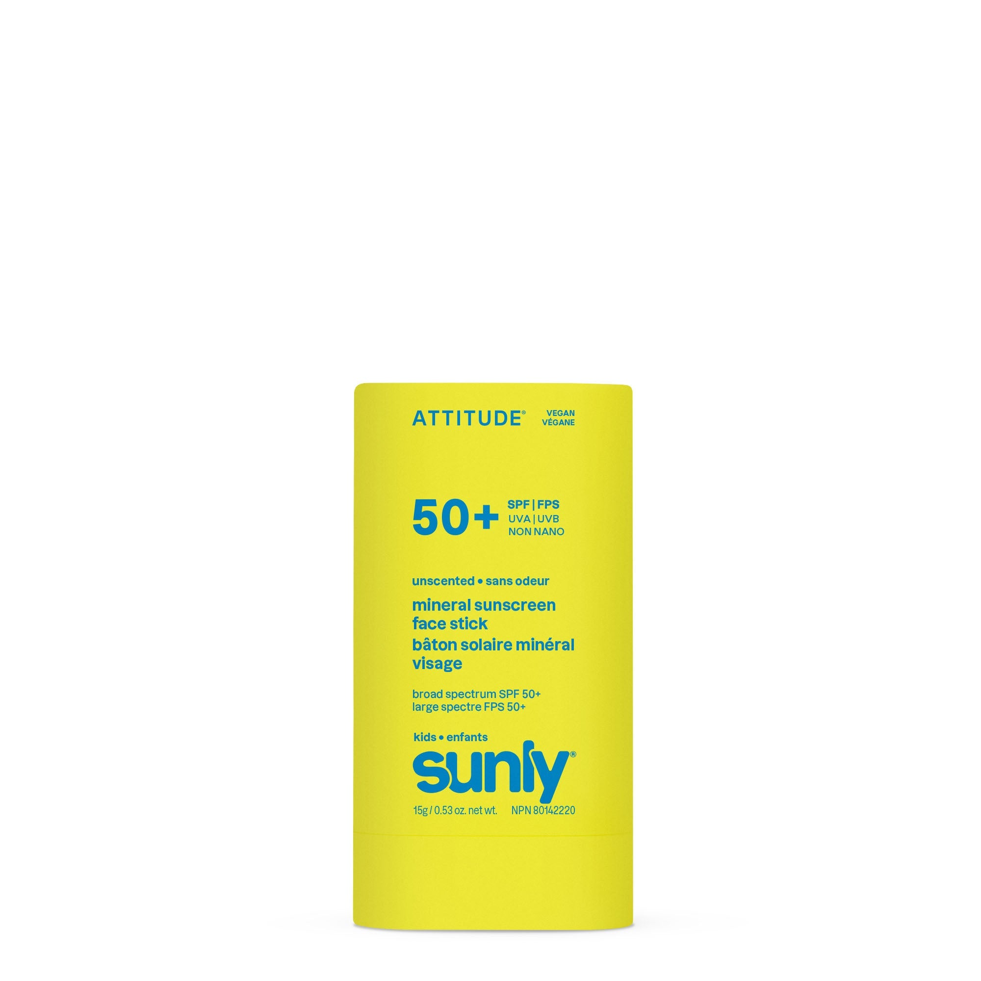 ATTITUDE Kids Face 礦物 Sunscreen Stick|SPF 50 主產品圖