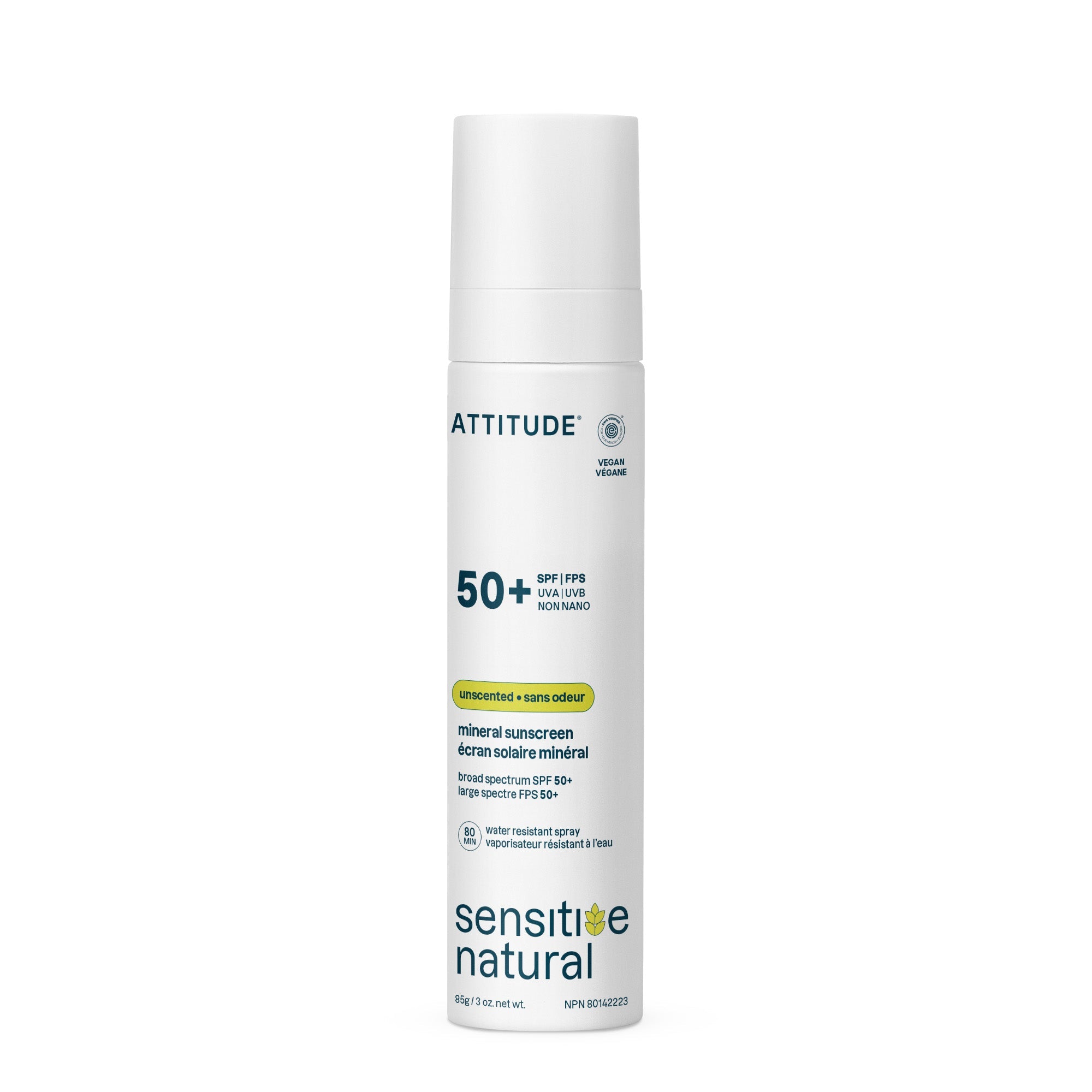 ATTITUDE Lightweight 礦物 Lotion|SPF 50 敏感肌 主產品圖