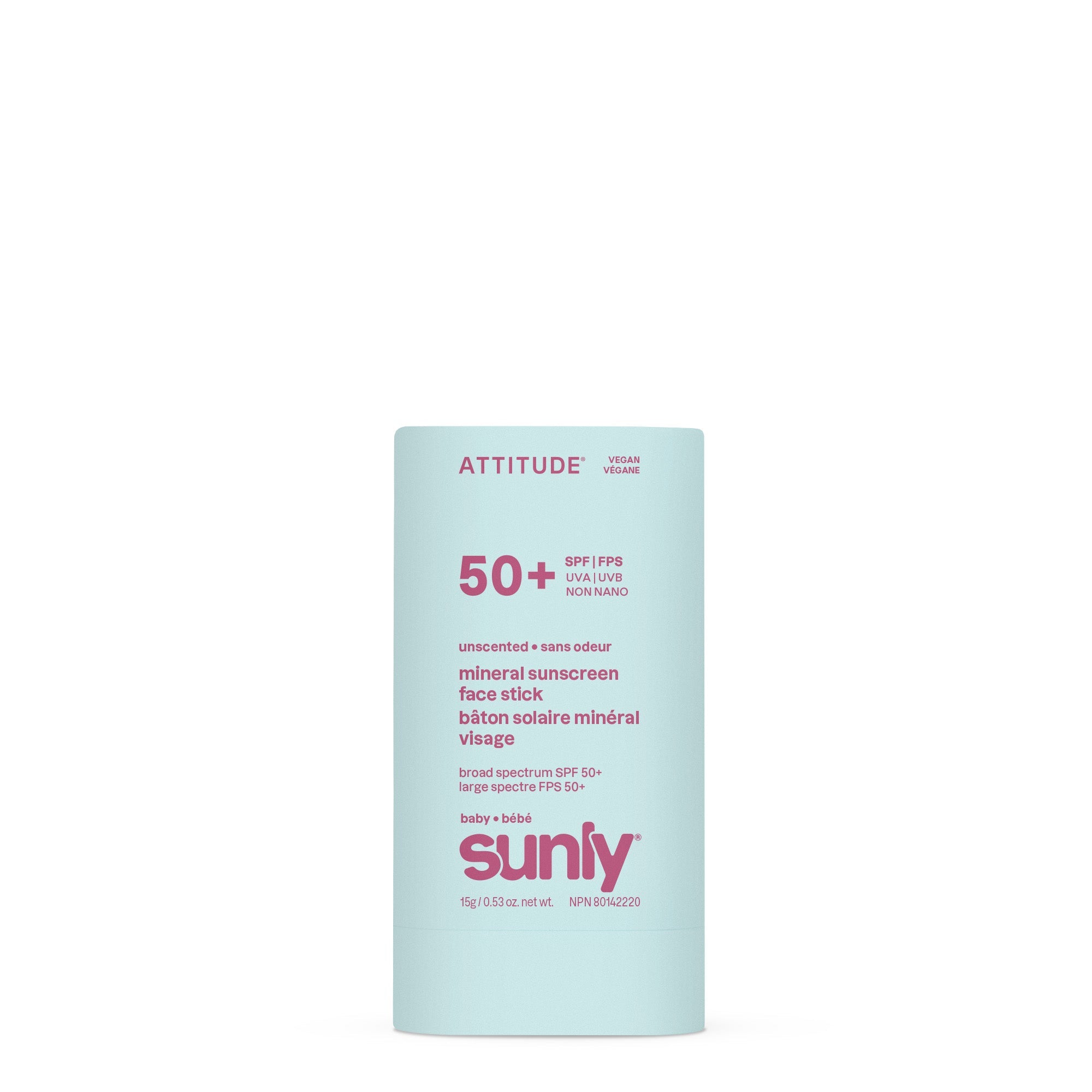 ATTITUDE Baby Face 礦物 Sunscreen Stick|SPF 50 主產品圖