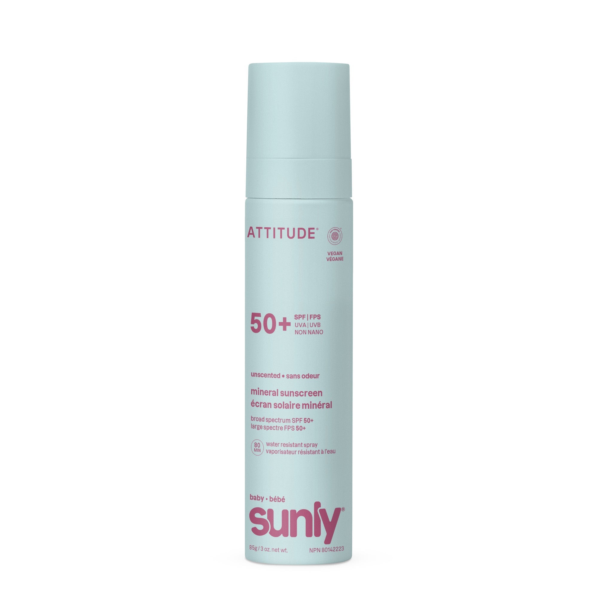 ATTITUDE Baby Lightweight 礦物 Lotion|SPF 50 主產品圖