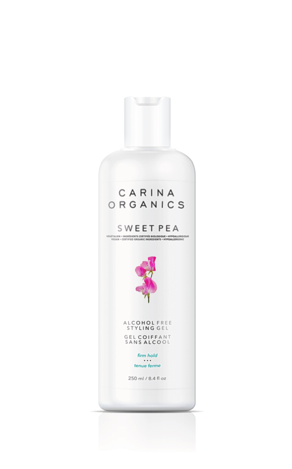 Carina Organics 香豌豆 無酒精 造型啫喱 主產品圖