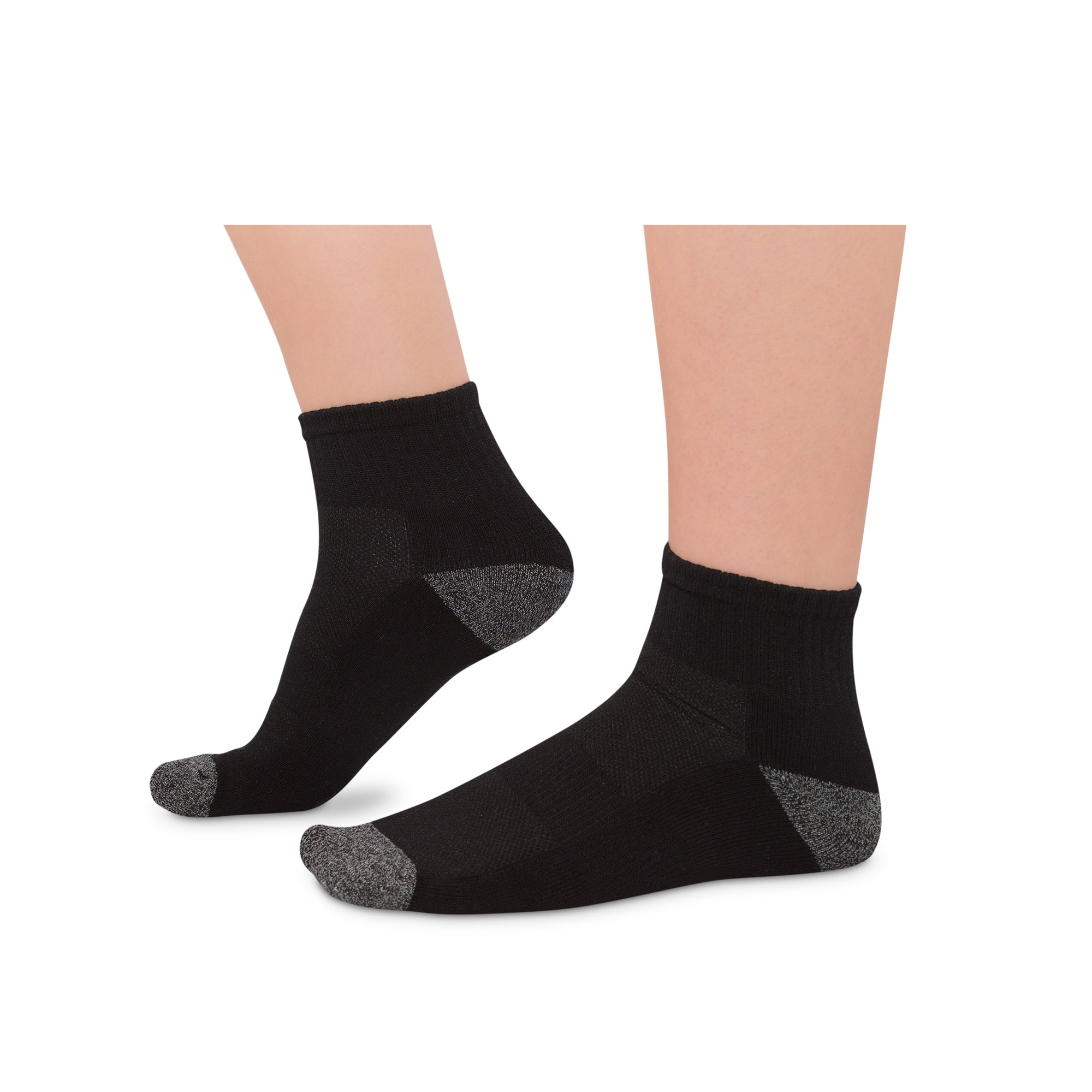 Hush Brands BOO 竹纖維 RAYON & 竹纖維 WOMEN’S 短襪|BLACK 3PACK 產品細節圖 2