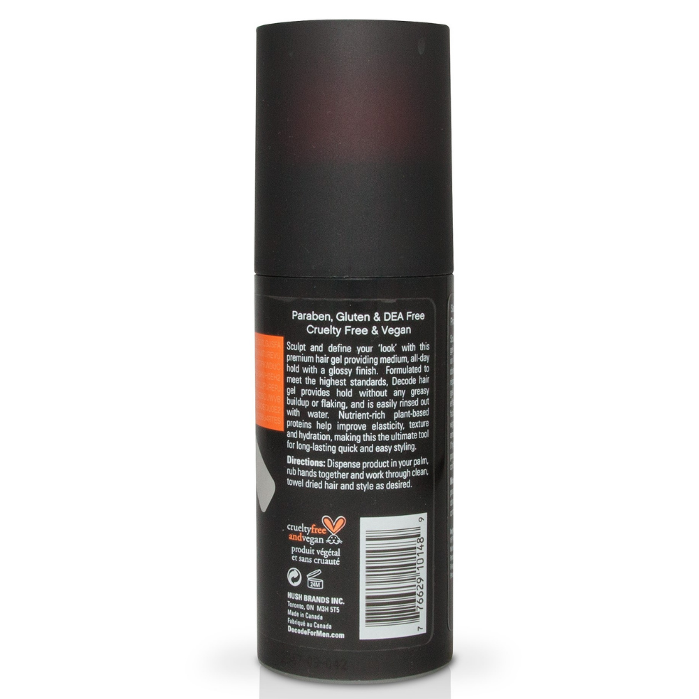 Hush Brands Decode Personal Care For Men Medium Hold 造型啫喱|100ml 產品細節圖 2