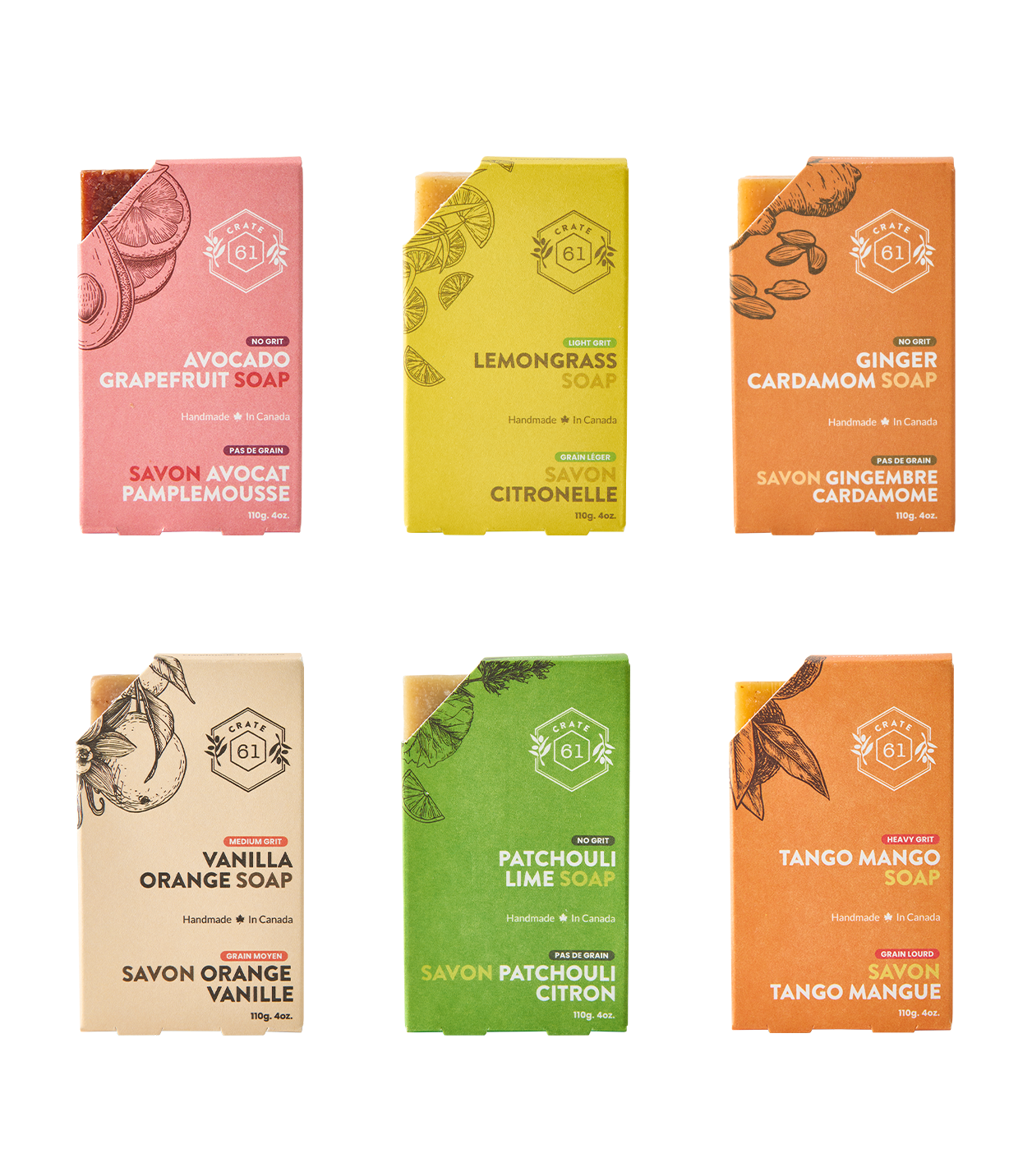 Crate 61 Organics Citrus 手工皂 套裝 產品細節圖 2