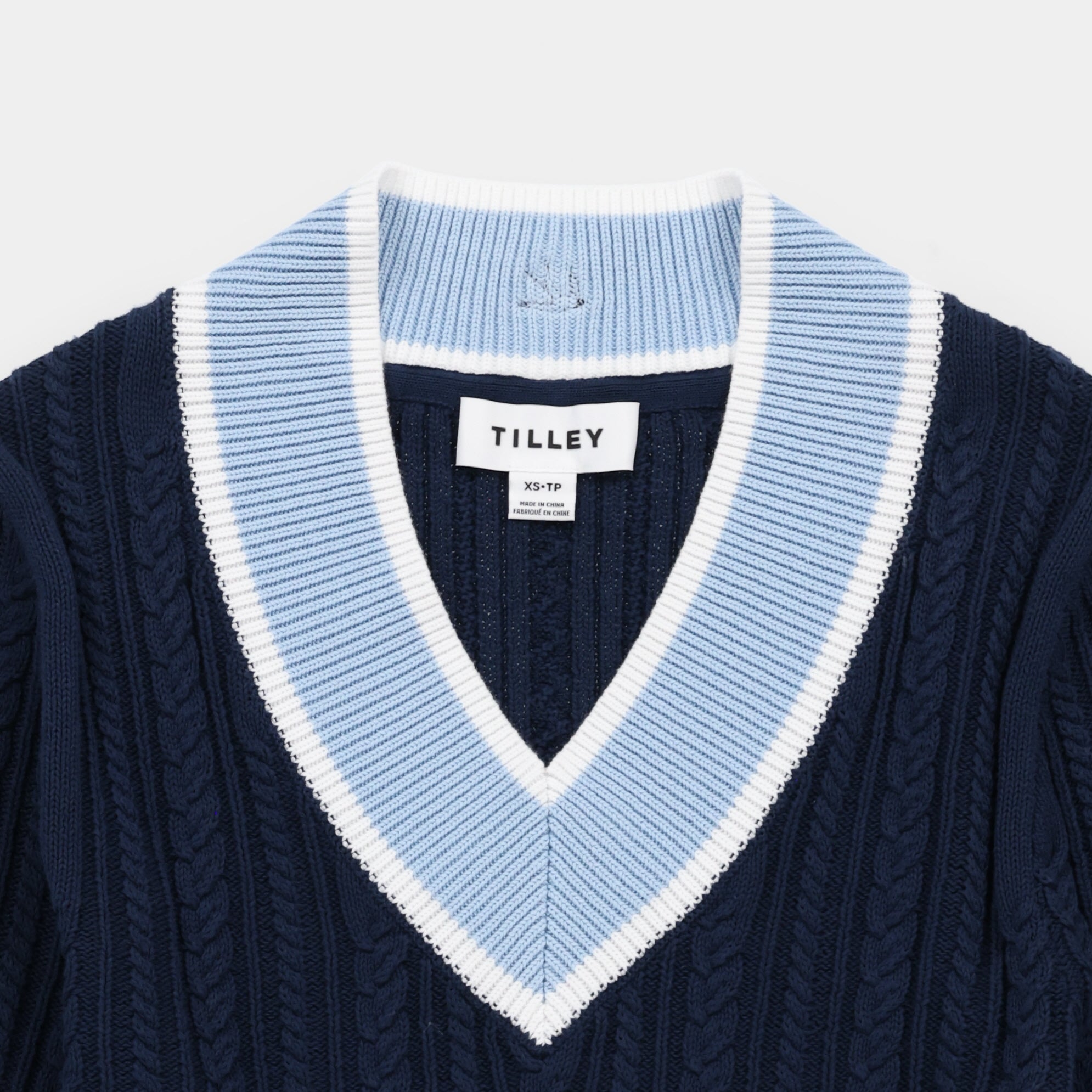 Tilley V Neck Cable 毛衣 產品細節圖 2