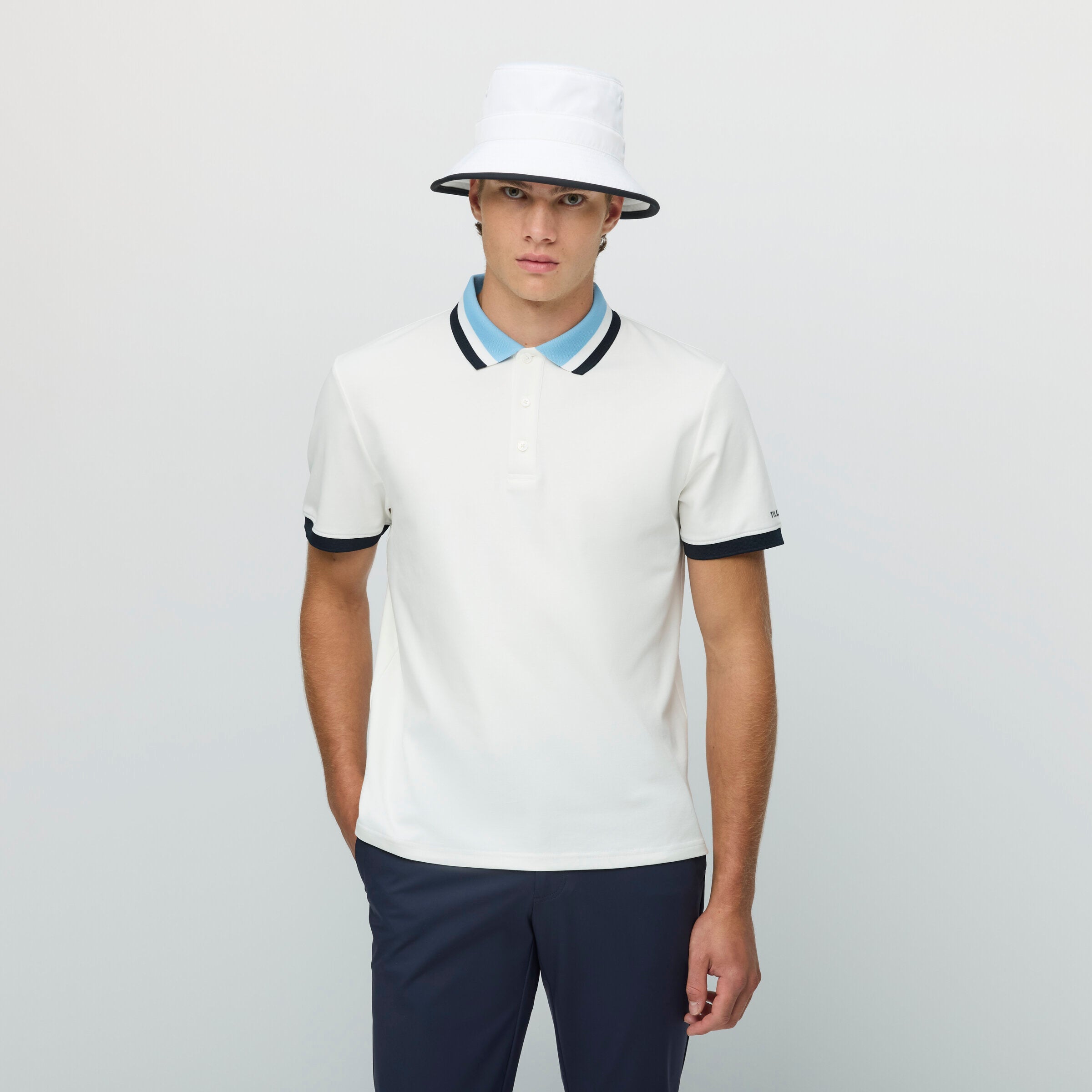 Tilley Supima Pique Stripe Polo 恤 產品細節圖 2