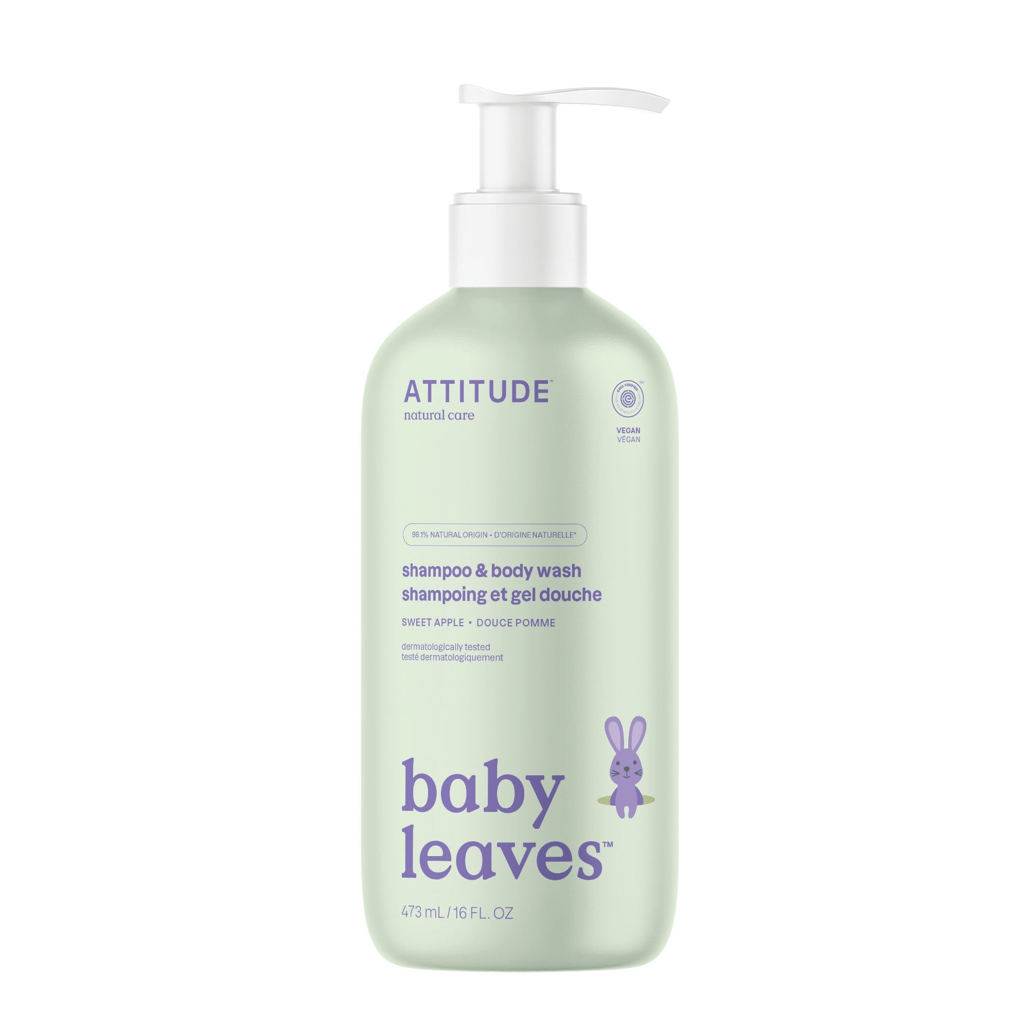 ATTITUDE 嬰兒二合一洗頭沐浴露 產品細節圖 2