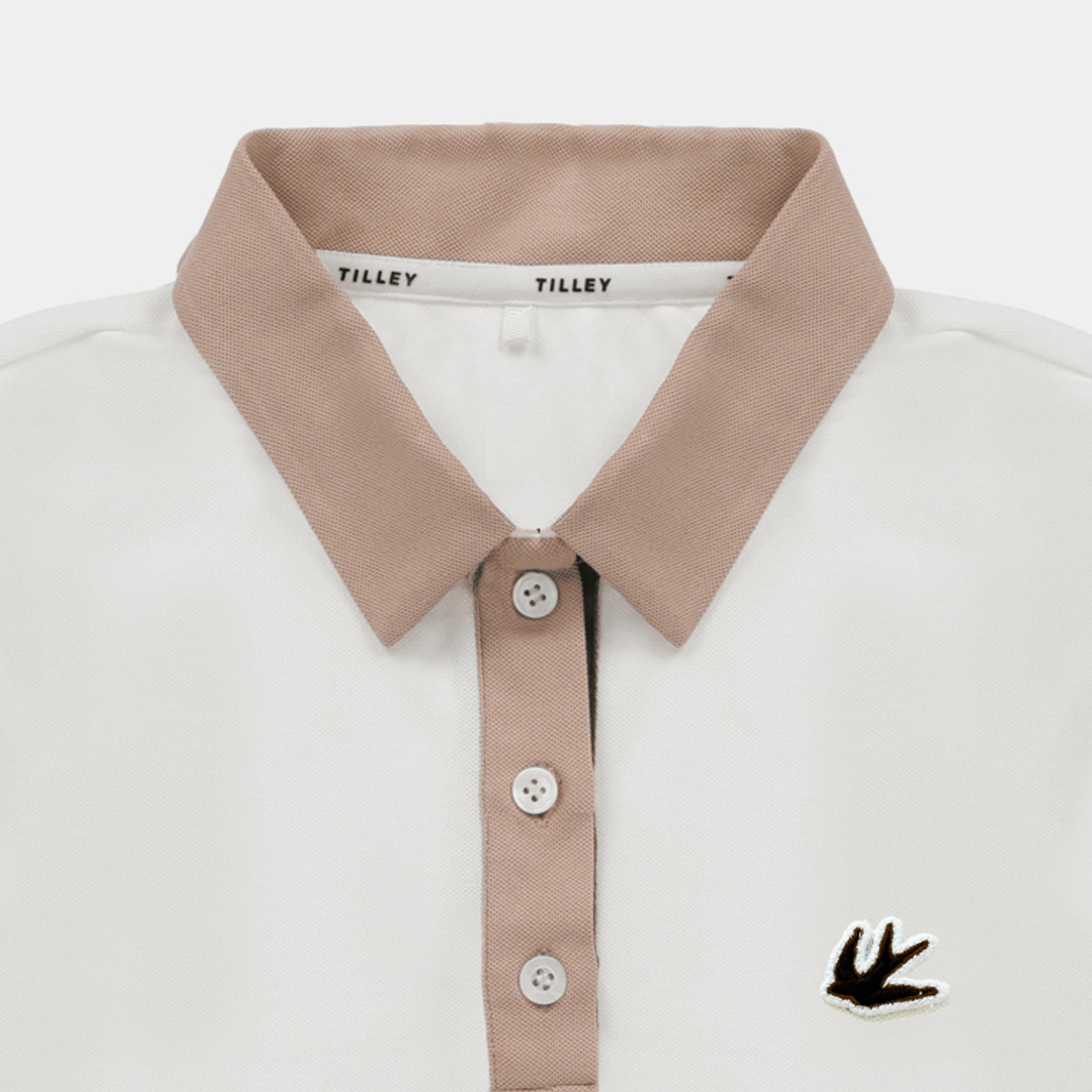 Tilley Preppy Pique 長袖 Stripe Placket Polo 恤 產品細節圖 2