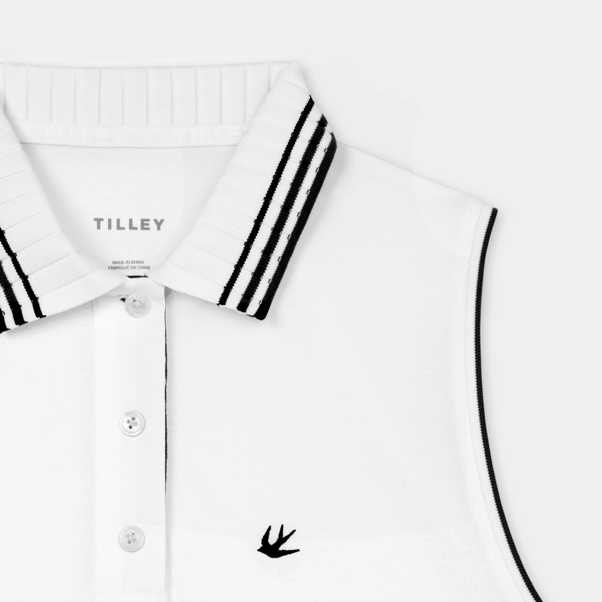 Tilley Supima Pique 無袖 Polo 恤 產品細節圖 2