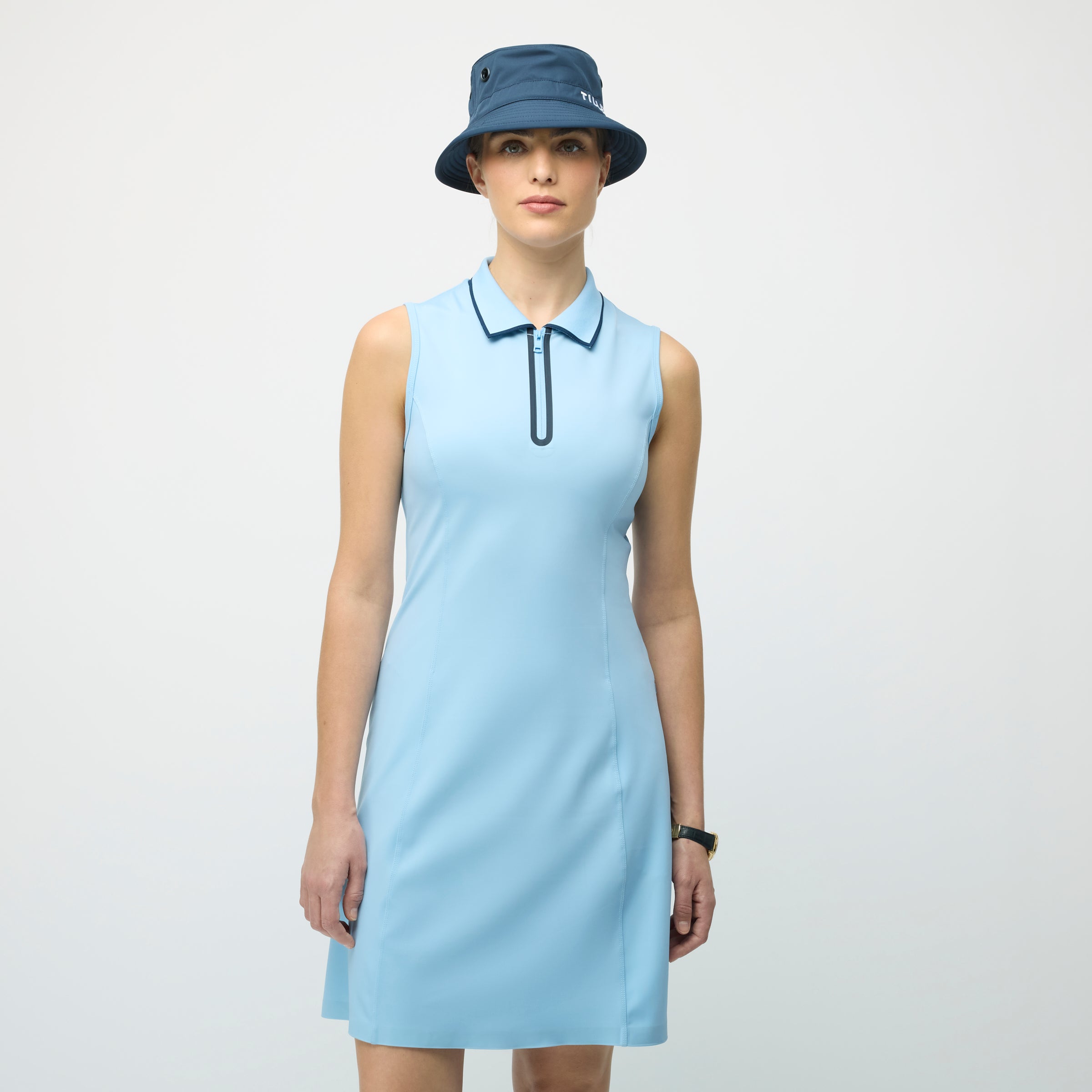 Tilley 四分一拉鏈 Polo 恤 連身裙 產品細節圖 2
