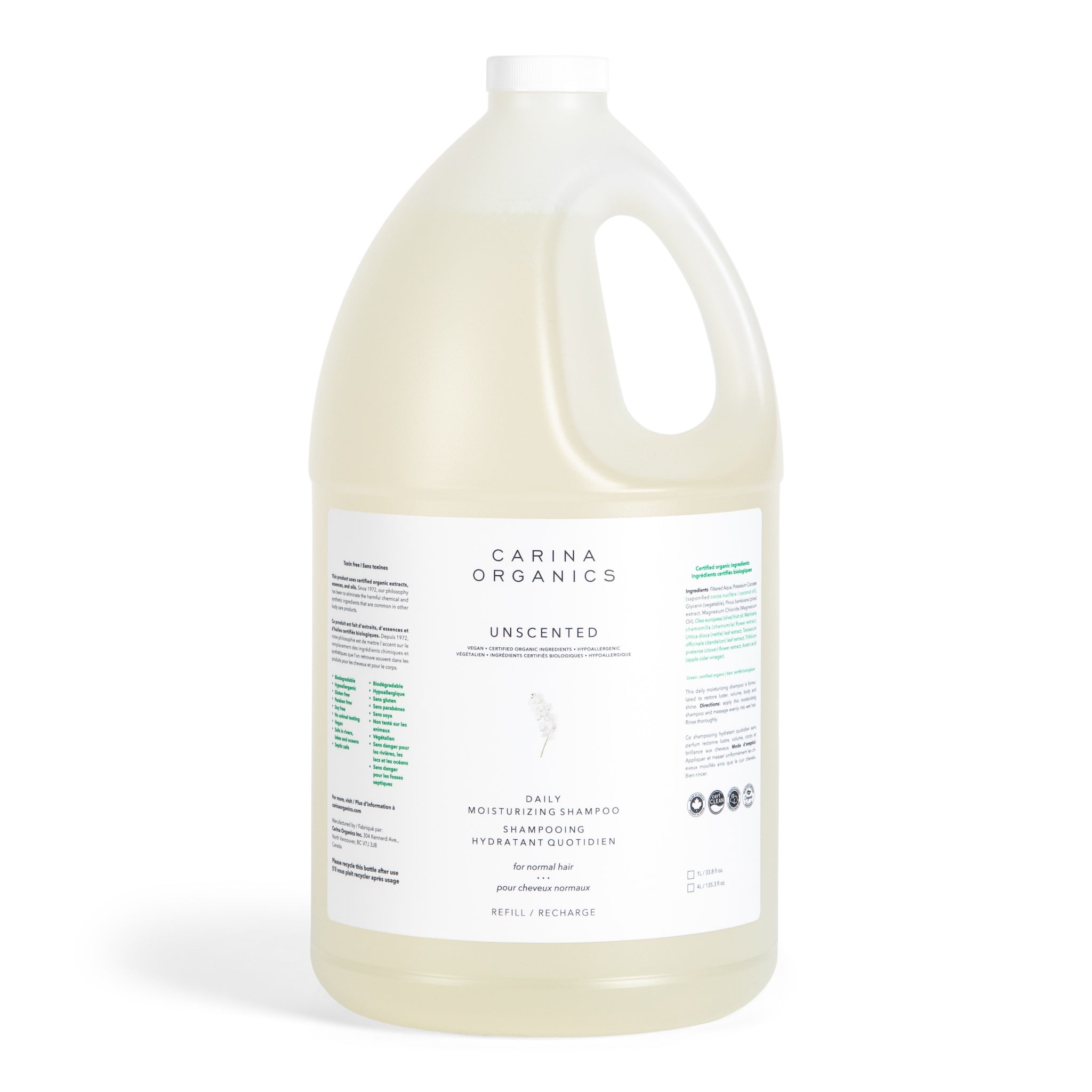 Carina Organics 無香 日常保濕 洗頭水 產品細節圖 3