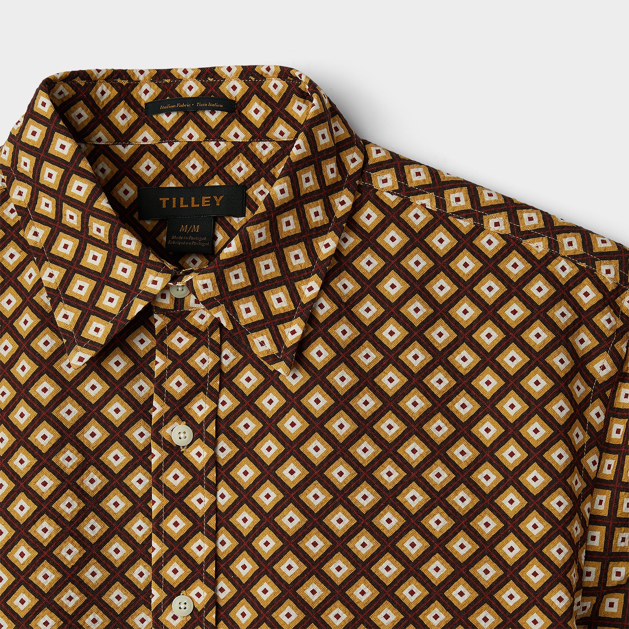Tilley 短袖 Brown Geo Print 產品細節圖 3