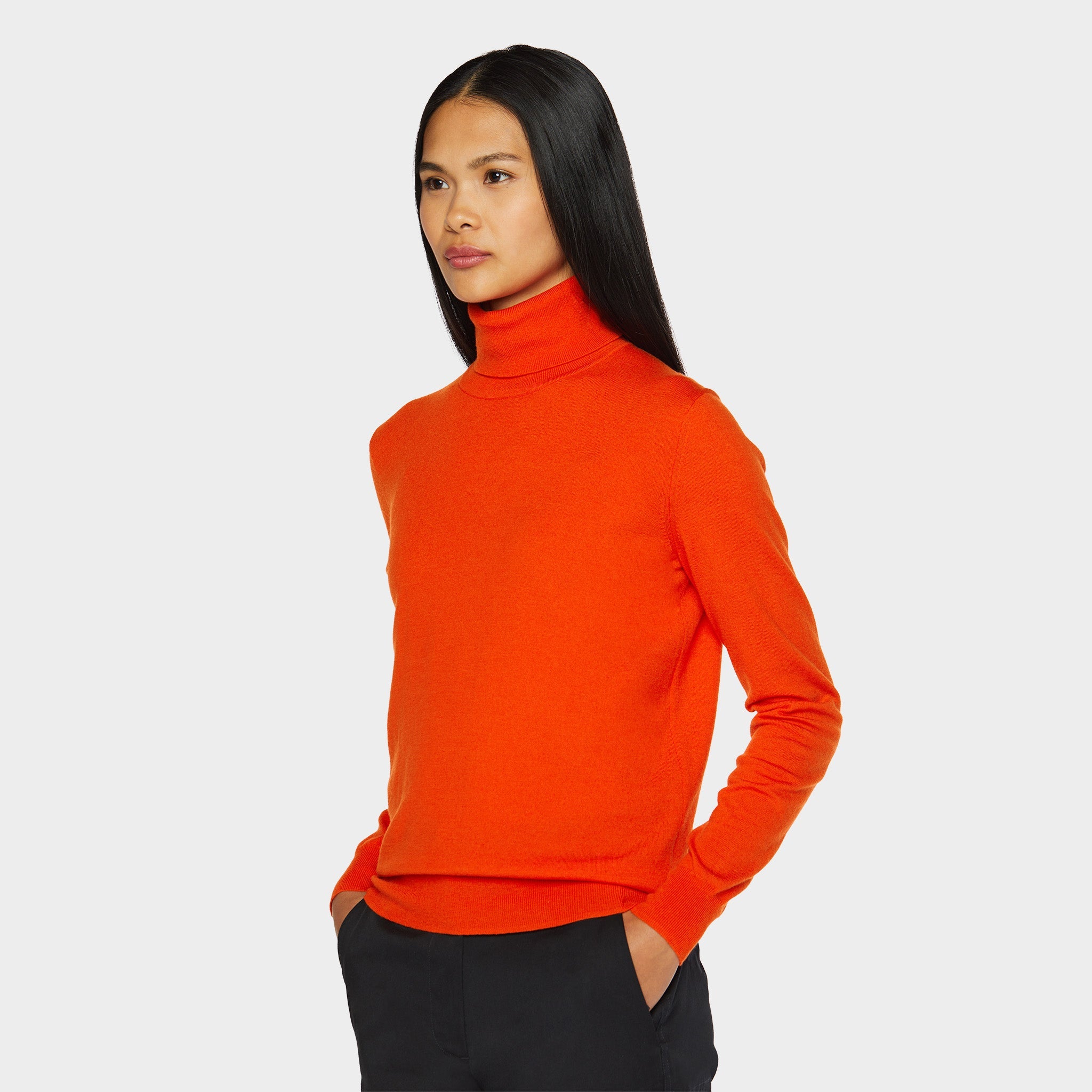 Tilley Stretch 美麗諾羊毛 高領 產品細節圖 3