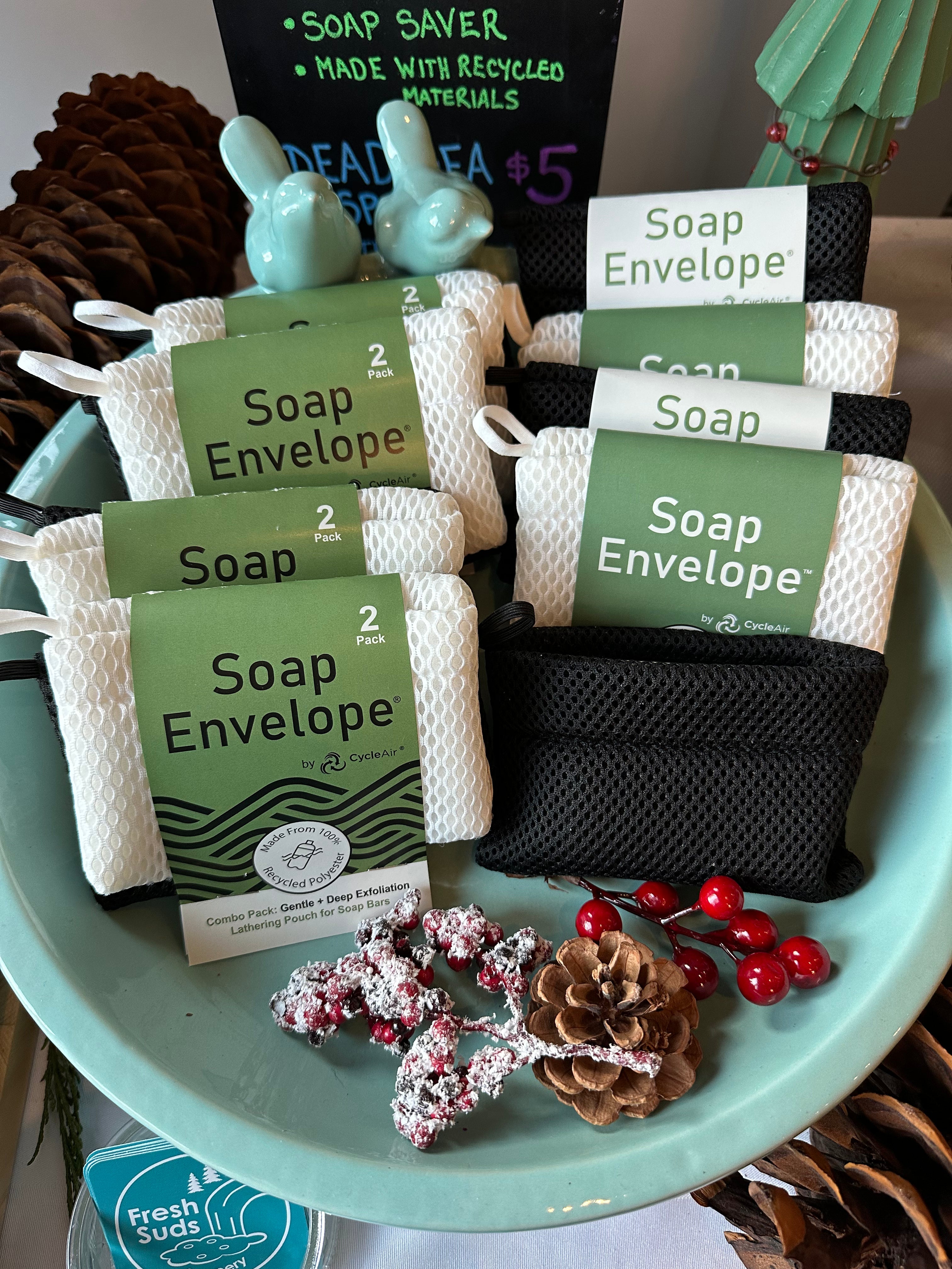 Fresh Suds Soapery 香皂袋|Black 產品細節圖 3