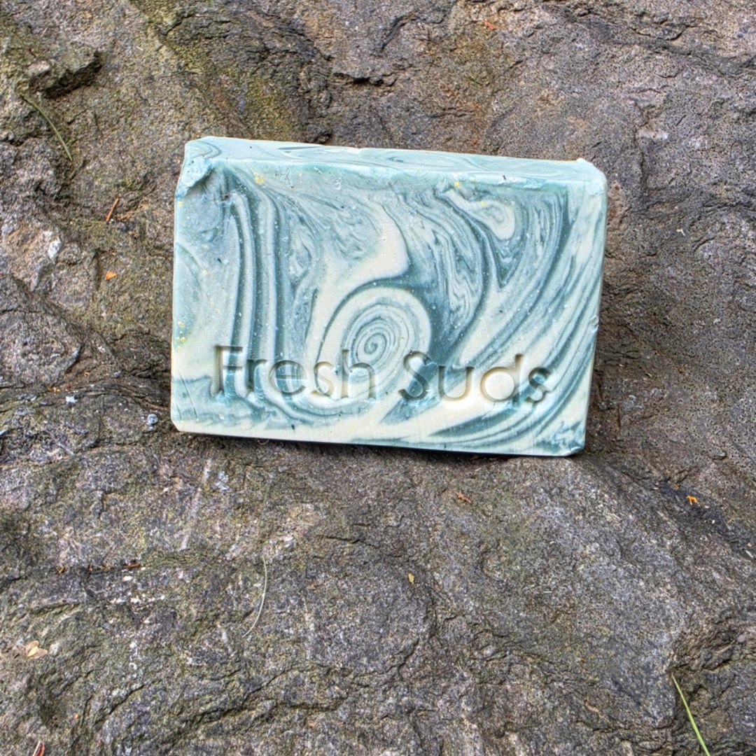 Fresh Suds Soapery Glacier 北極 Mineral Clay 手工皂|較小裝 (105g) 產品細節圖 3