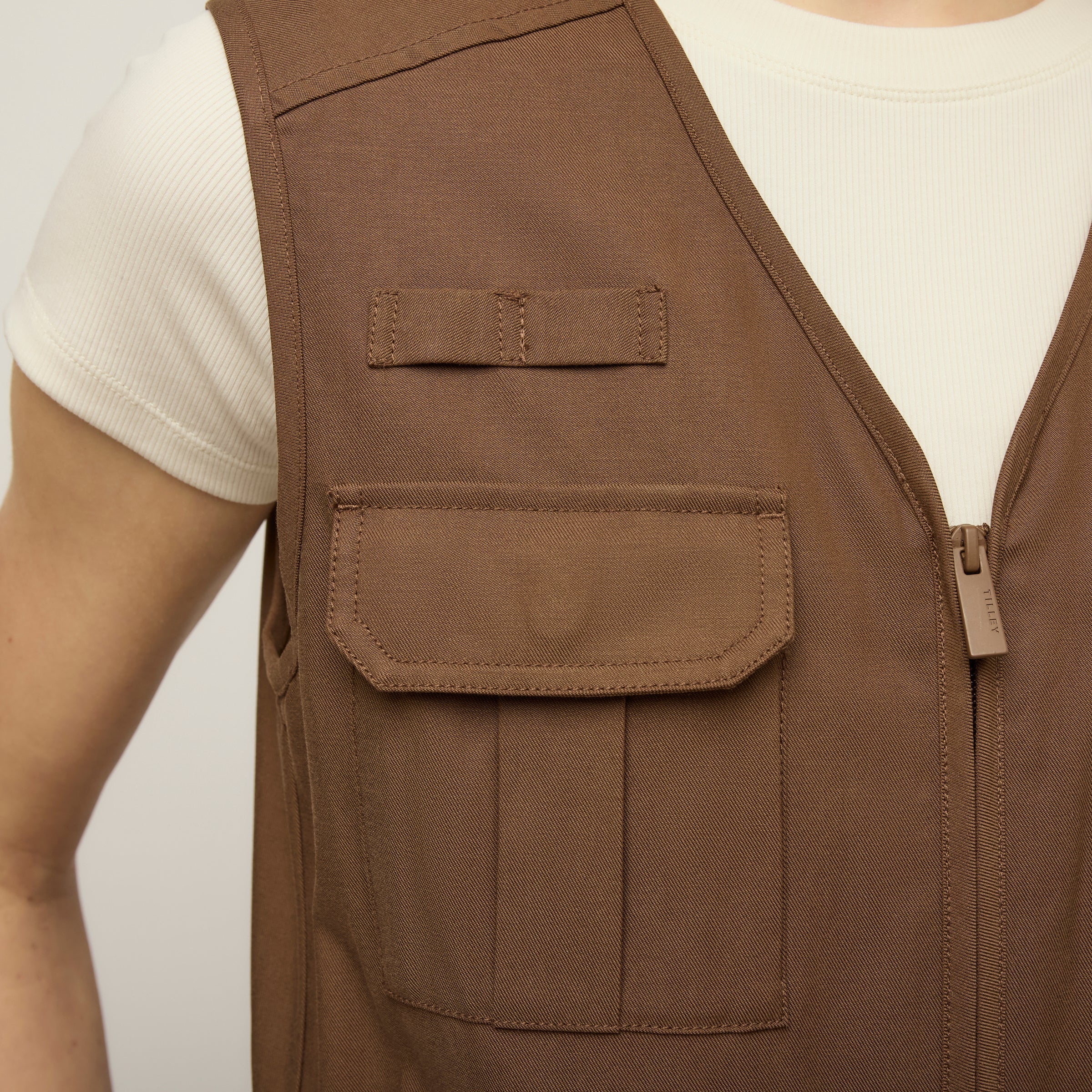 Tilley Tencel 棉質 Safari 背心 連身裙 產品細節圖 3