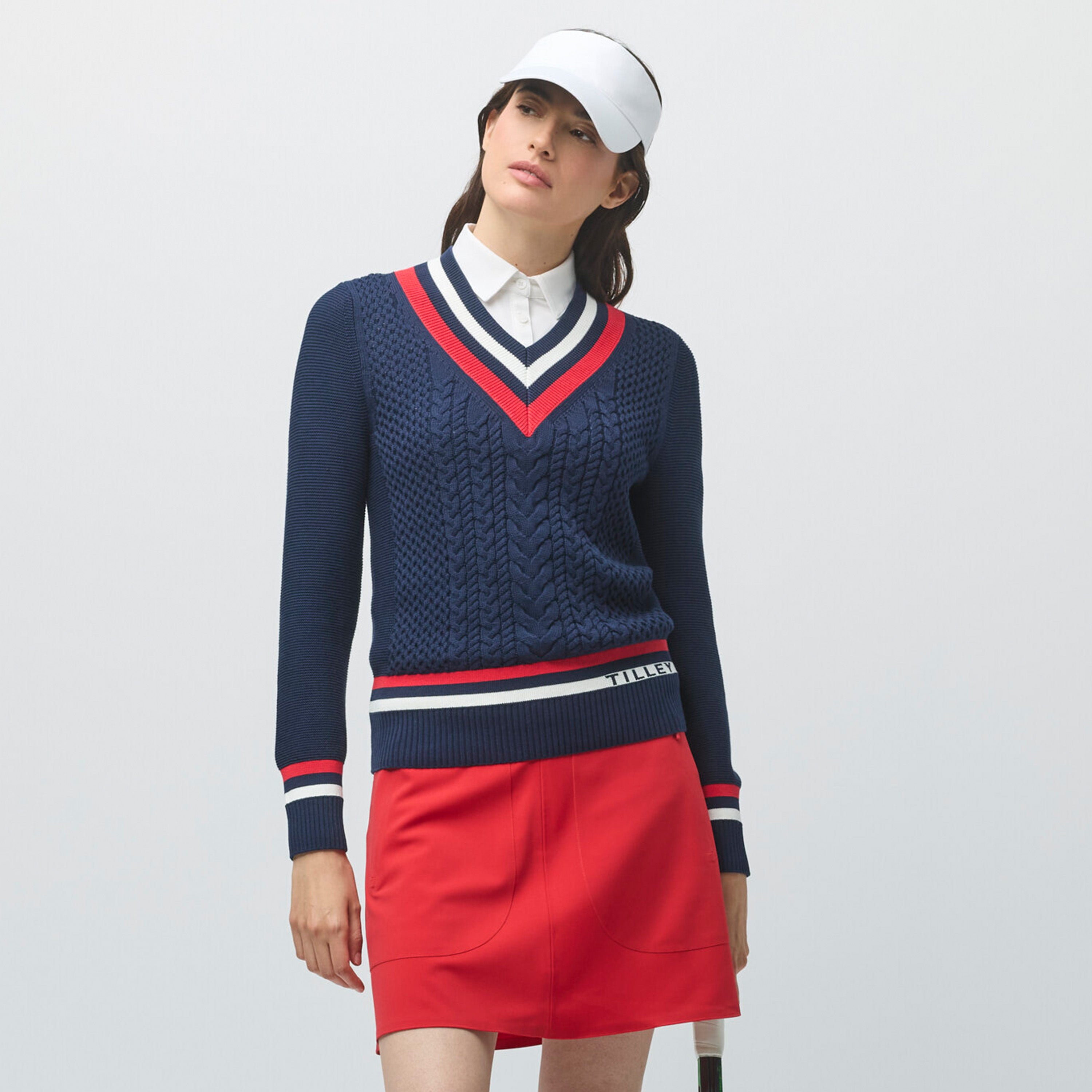 Tilley Preppy Deep V 毛衣 產品細節圖 3
