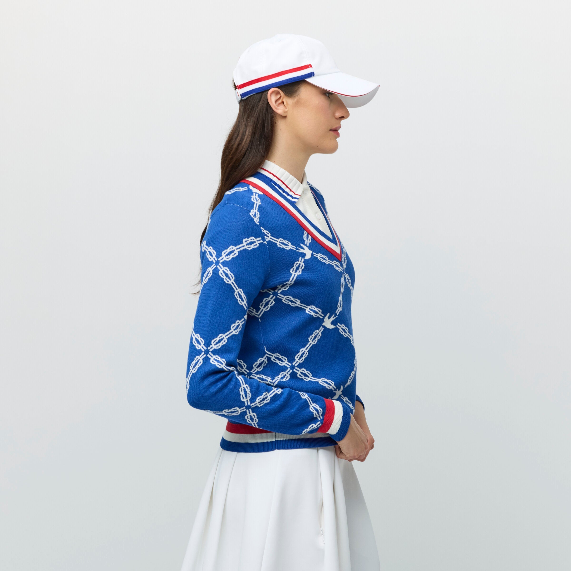 Tilley Jacquard V 領 毛衣 產品細節圖 3