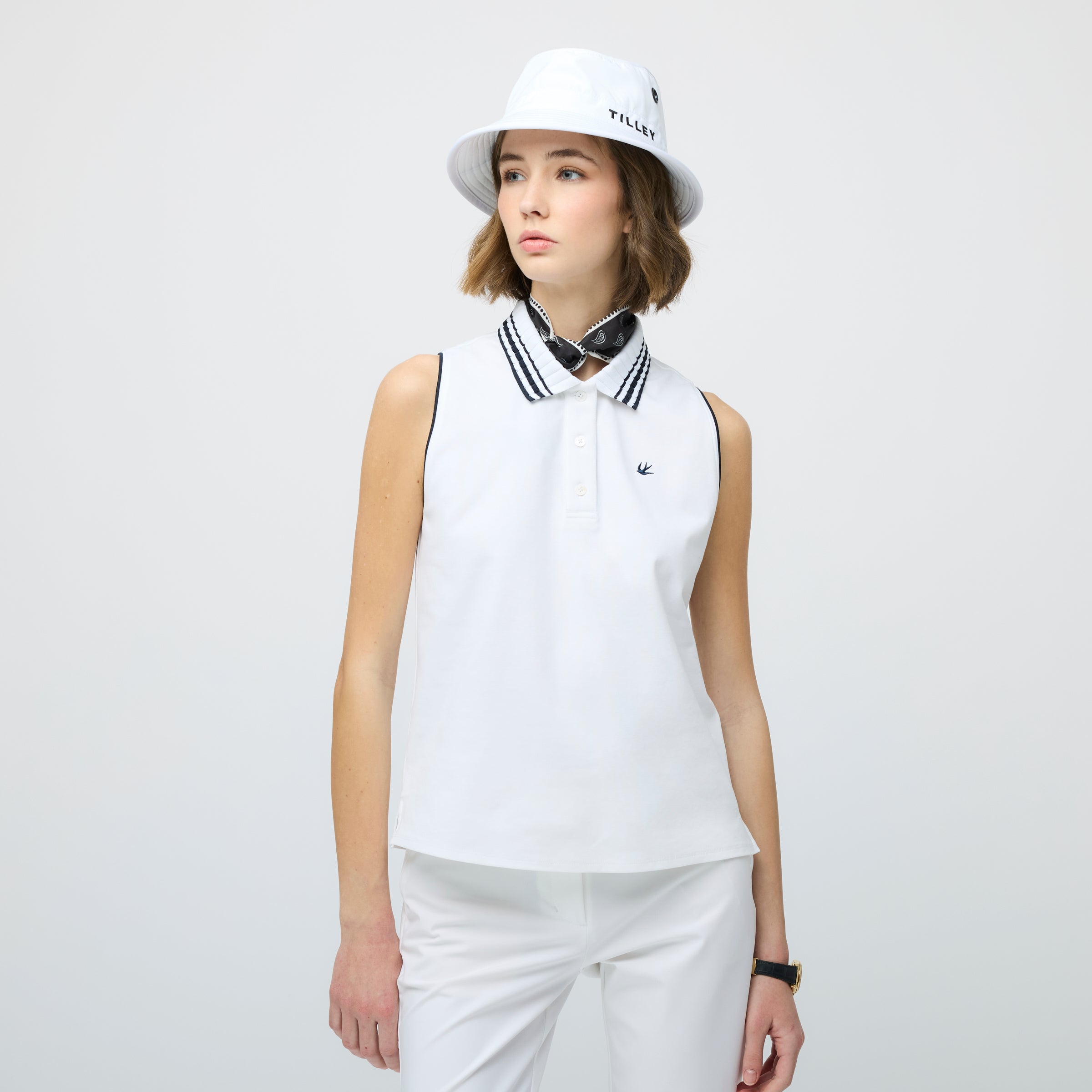 Tilley Supima Pique 無袖 Polo 恤 產品細節圖 3