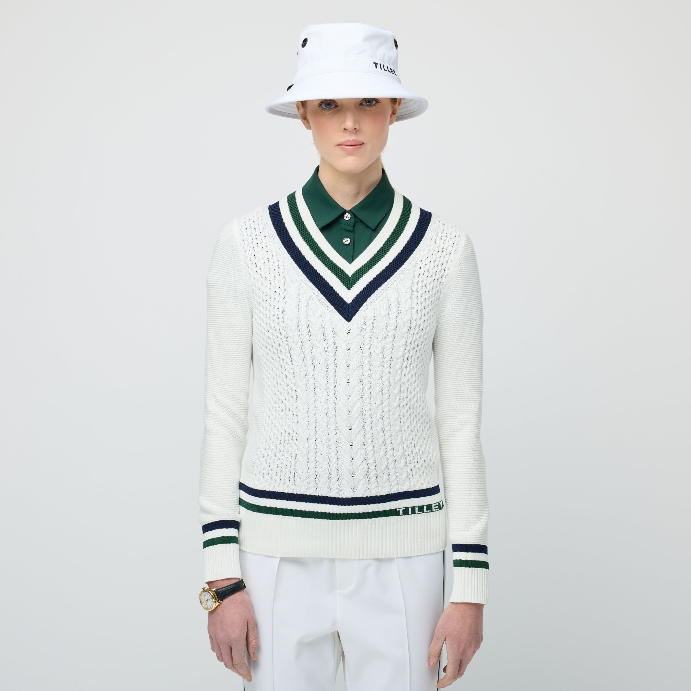 Tilley Preppy Deep V 毛衣 產品細節圖 3