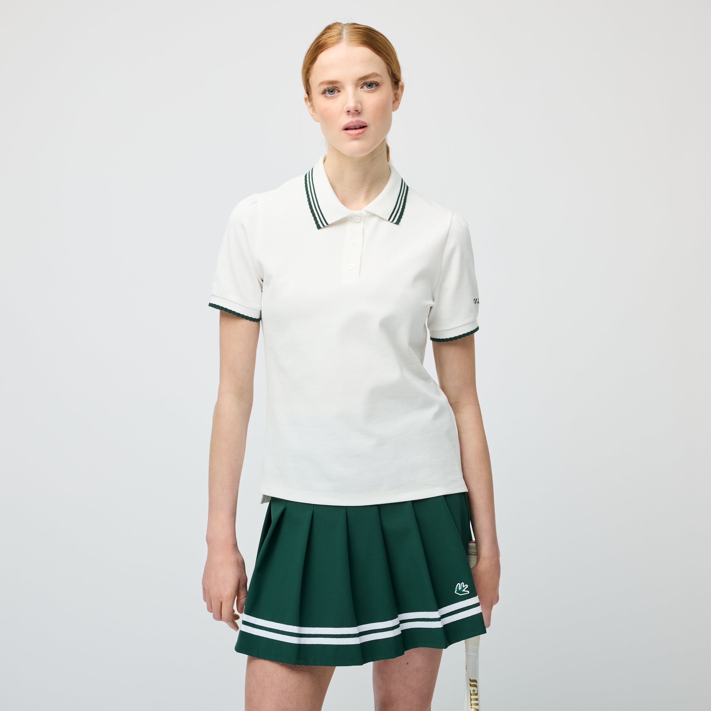 Tilley Preppy Pique Puff Sleeve Polo 恤 產品細節圖 3