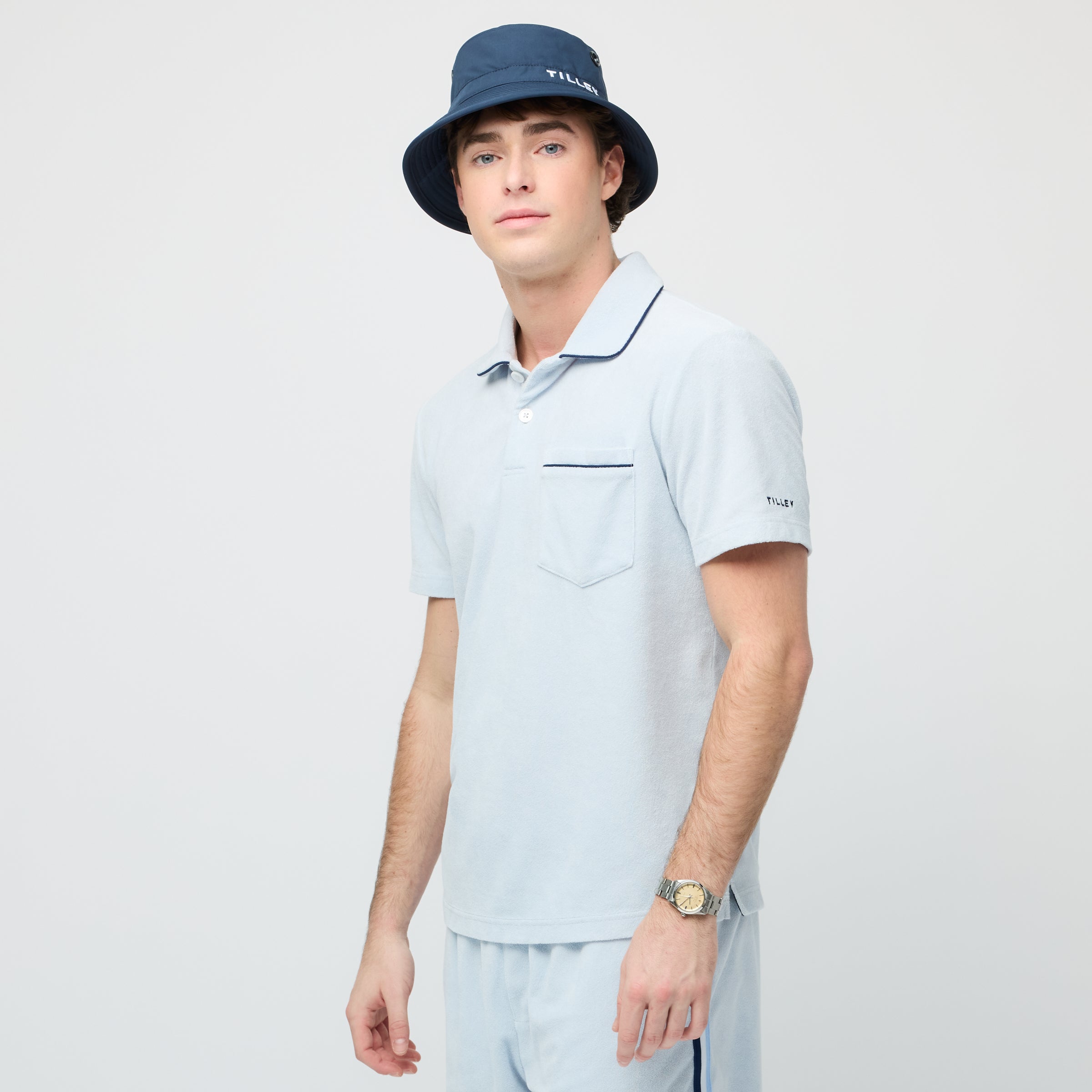 Tilley Terry Tipped Polo 恤 產品細節圖 3