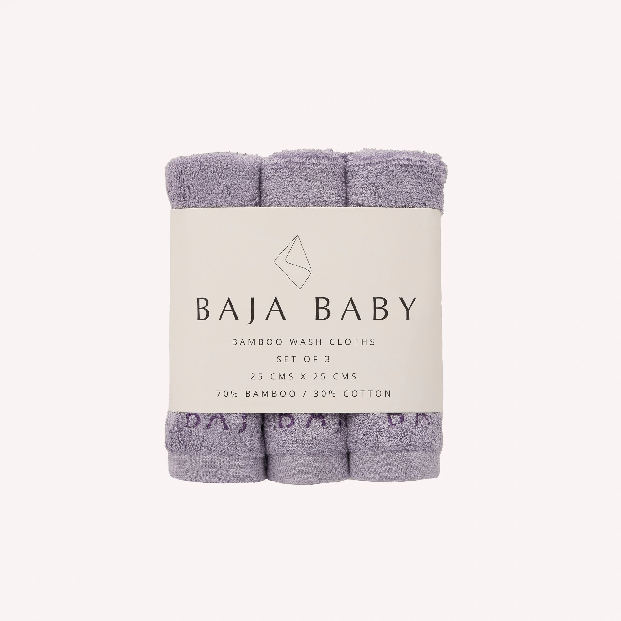 Baja Baby 竹棉洗面巾 3件裝|產品及款式圖片 3