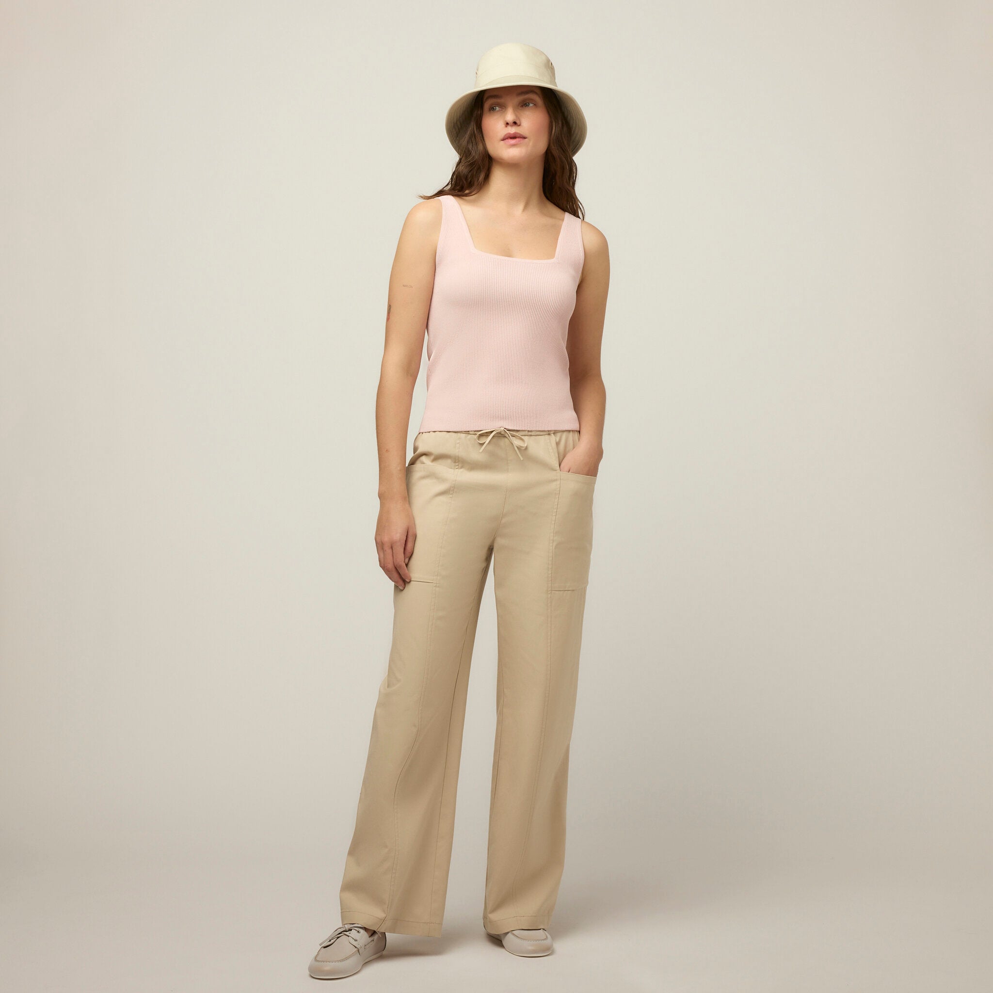 Tilley Square Neck Rib Shell 上衣 產品細節圖 4